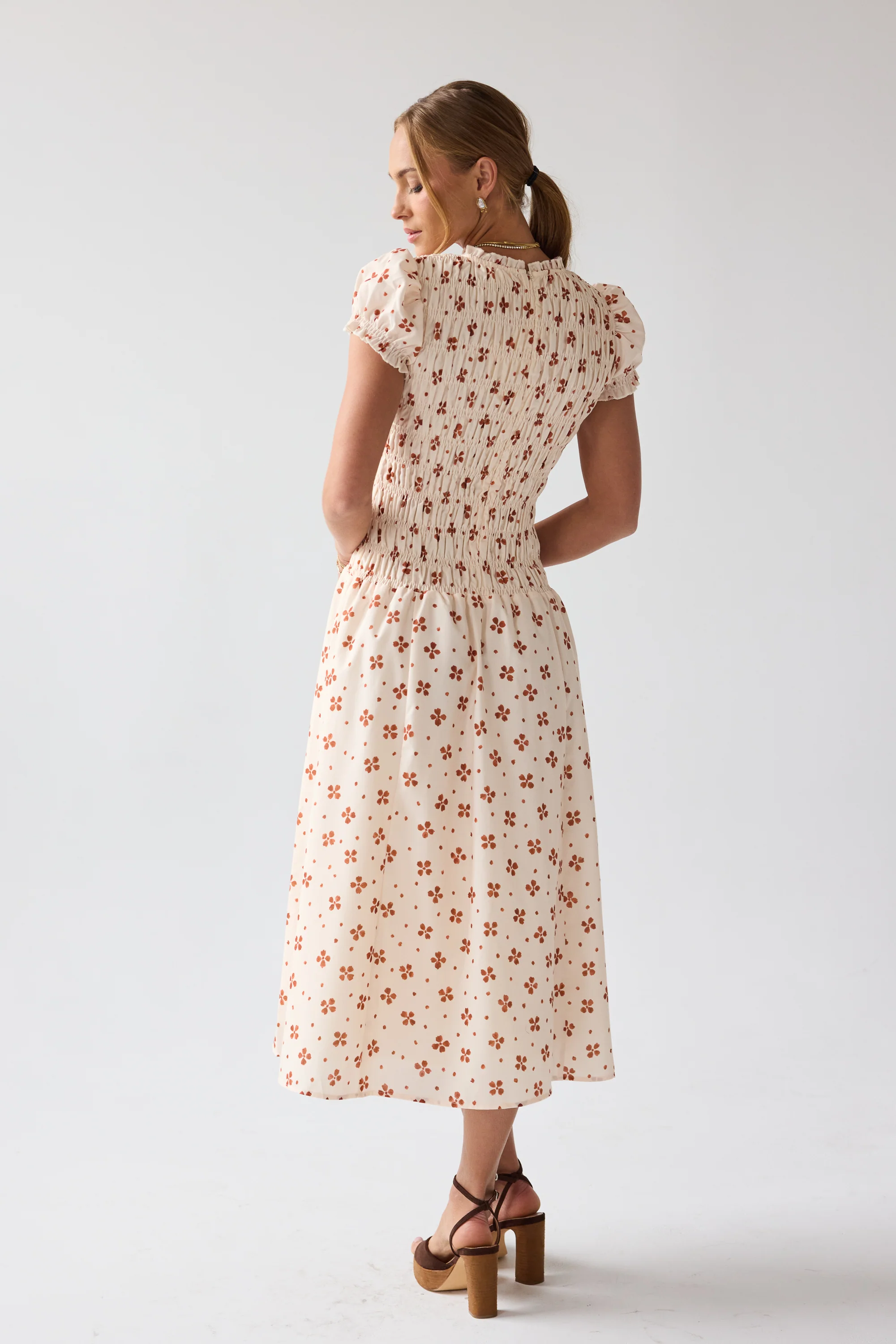 Opal Maxi Dress in Beige - Image 8