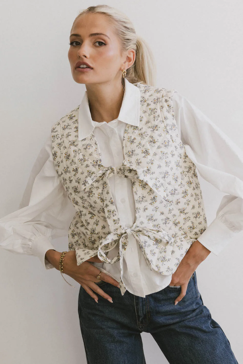 Opal Quilted Vest - FINAL SALE - Image 2