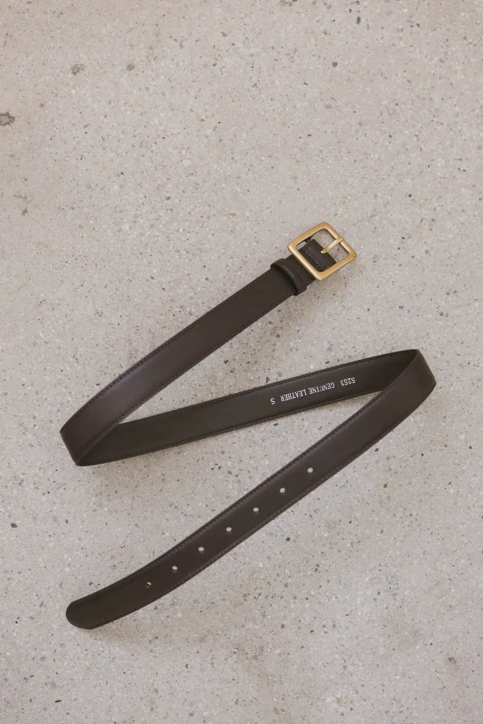 Oshen Leather Belt in Brown - Image 2