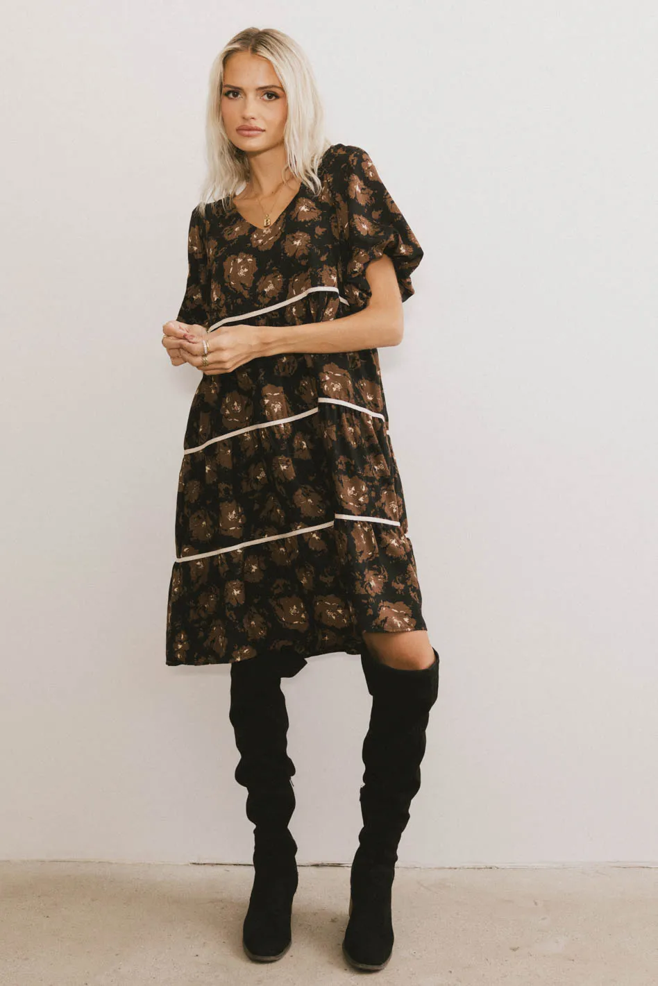 Ostella Floral Midi Dress - FINAL SALE - Image 3