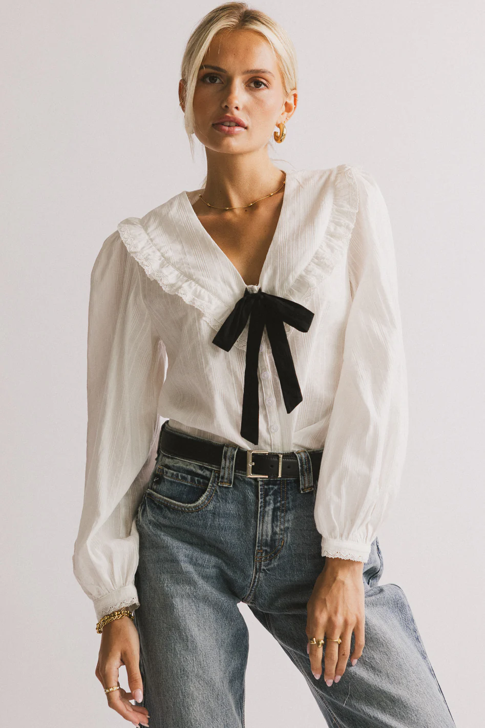 Otis Collared Blouse - FINAL SALE