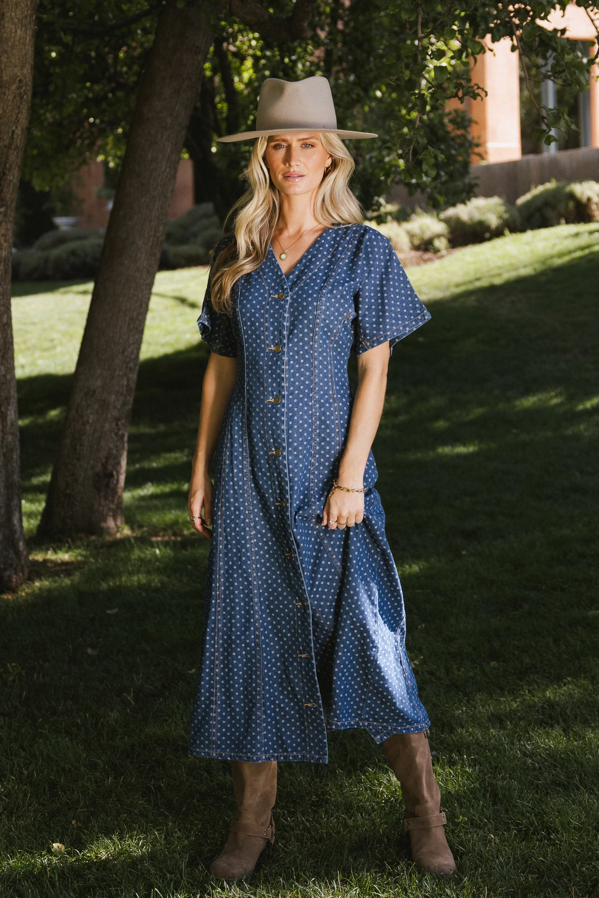 Otis Polka Dot Maxi Dress - FINAL SALE - Image 7