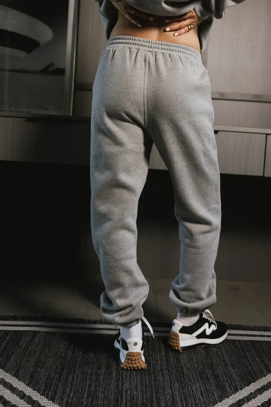 Out of Office Sweatpants in Heather Grey - FINAL SALE - Image 6