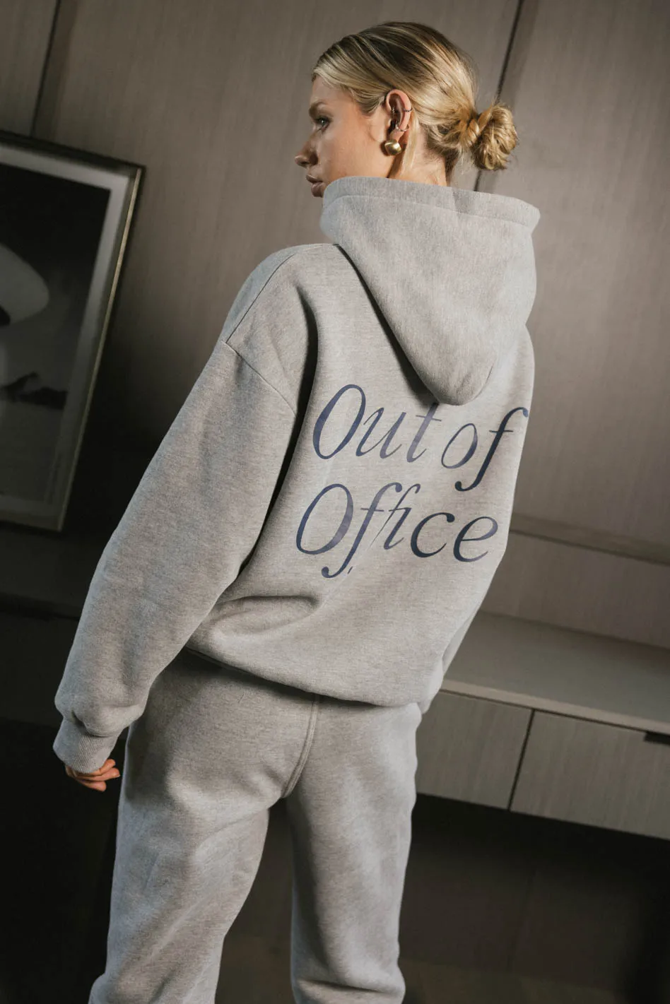 Out of Office Sweatshirt in Heather Grey - FINAL SALE - Image 2