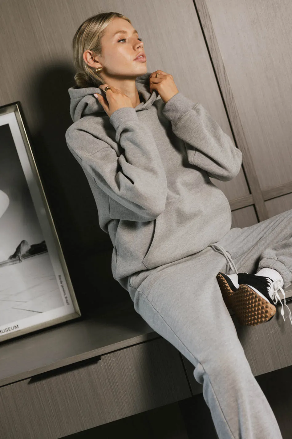 Out of Office Sweatshirt in Heather Grey - FINAL SALE - Image 3