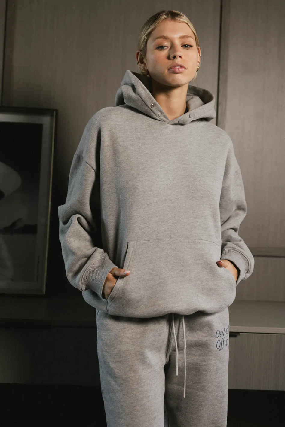 Out of Office Sweatshirt in Heather Grey - FINAL SALE - Image 6