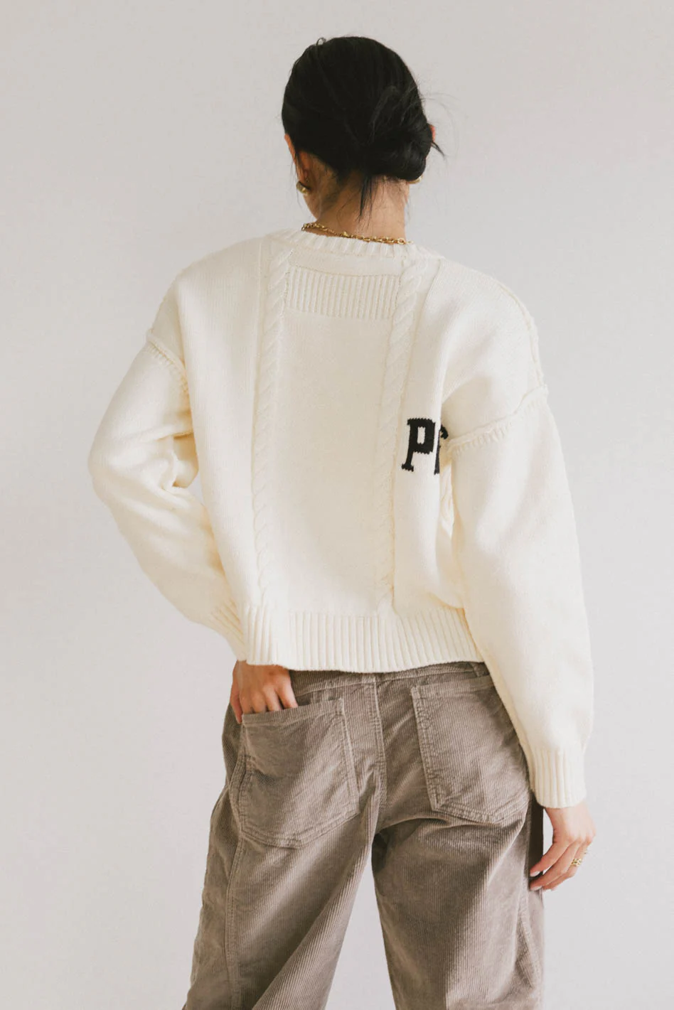 Paris Cable Knit Sweater - FINAL SALE - Image 4