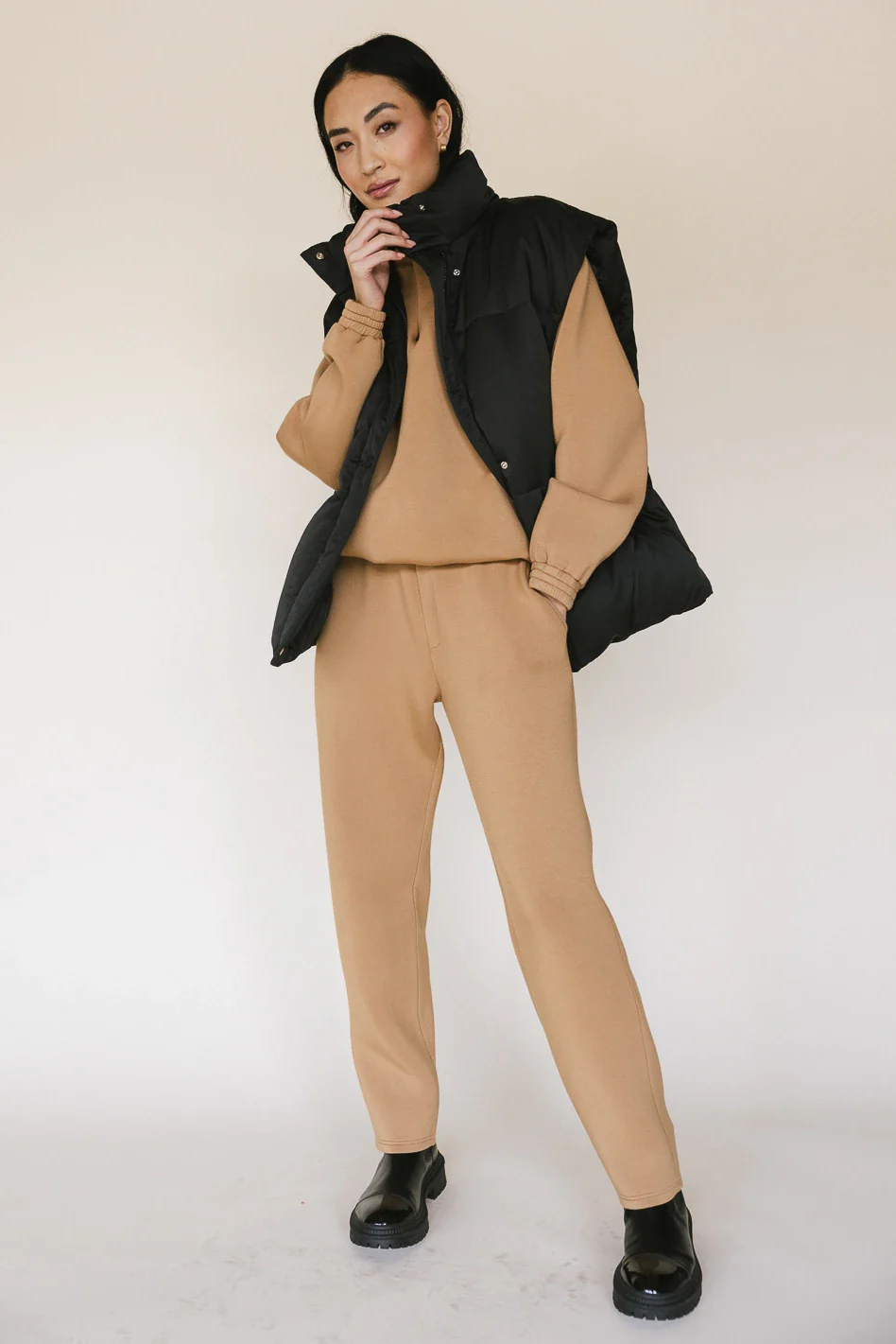 Parker Sweatpants in Camel - FINAL SALE - Image 5