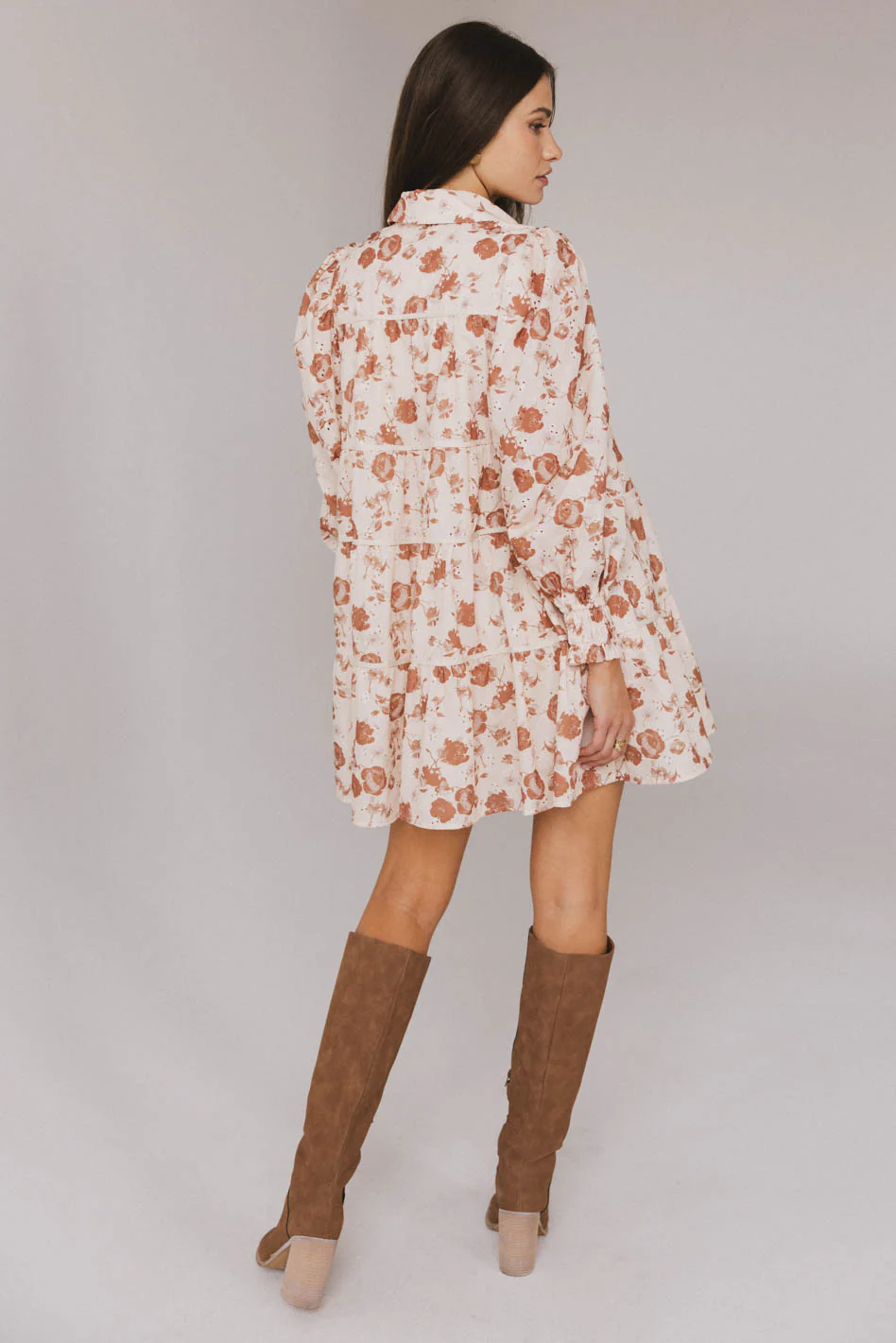 Parlor Floral Embroidered Mini Dress - FINAL SALE - Image 5