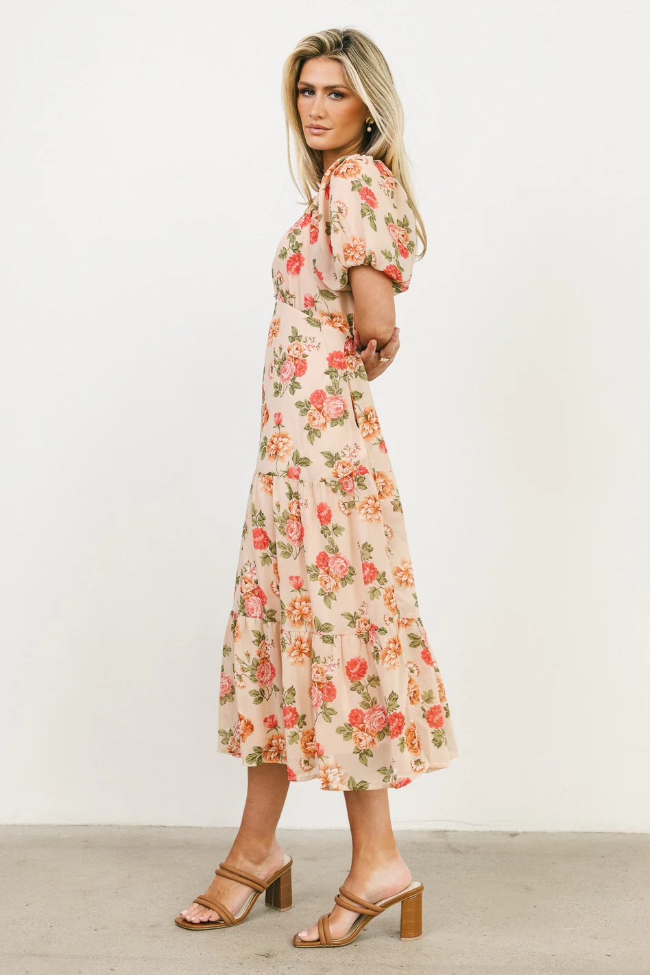 Patricia Floral Midi Dress - FINAL SALE - Image 4
