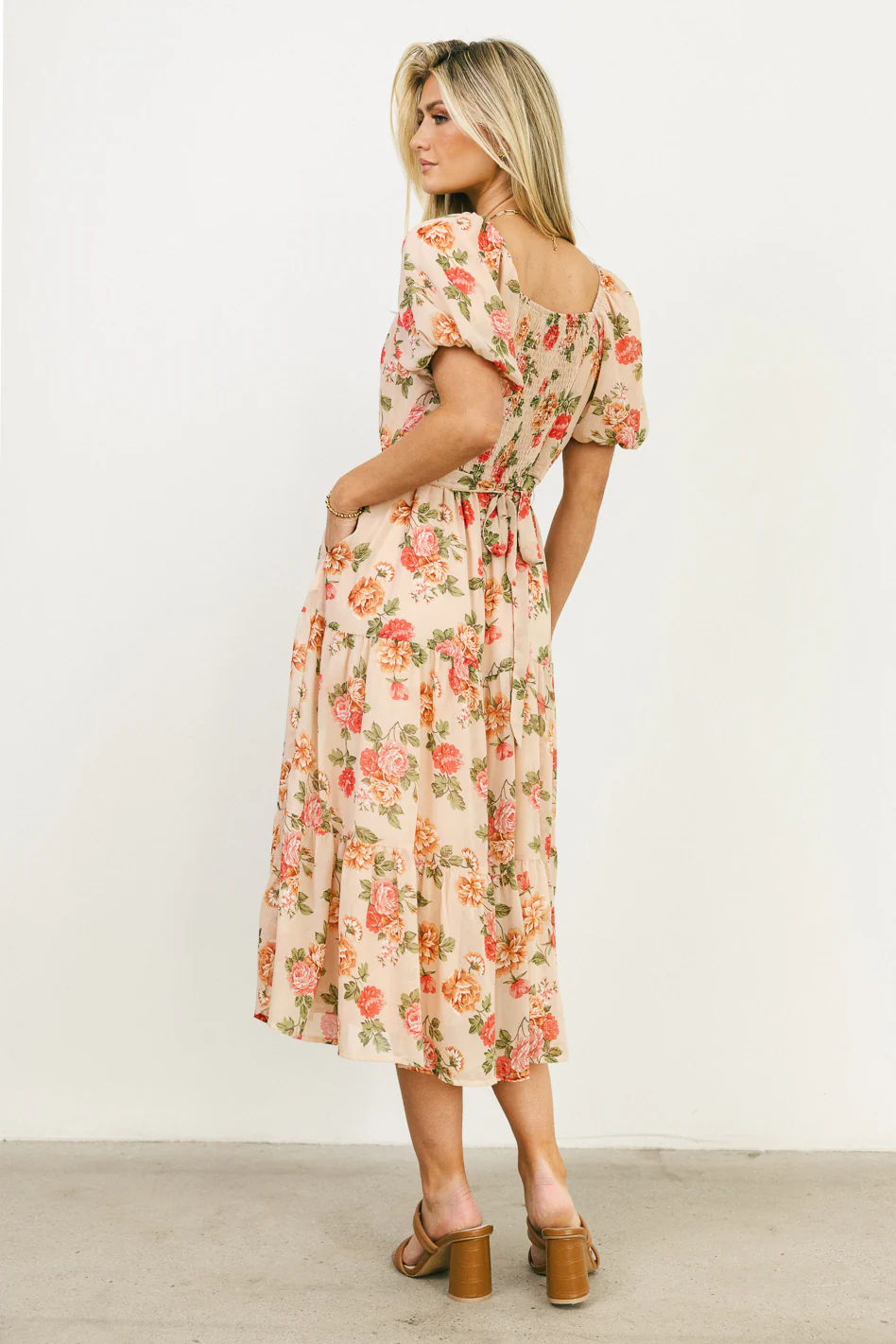 Patricia Floral Midi Dress - FINAL SALE - Image 6