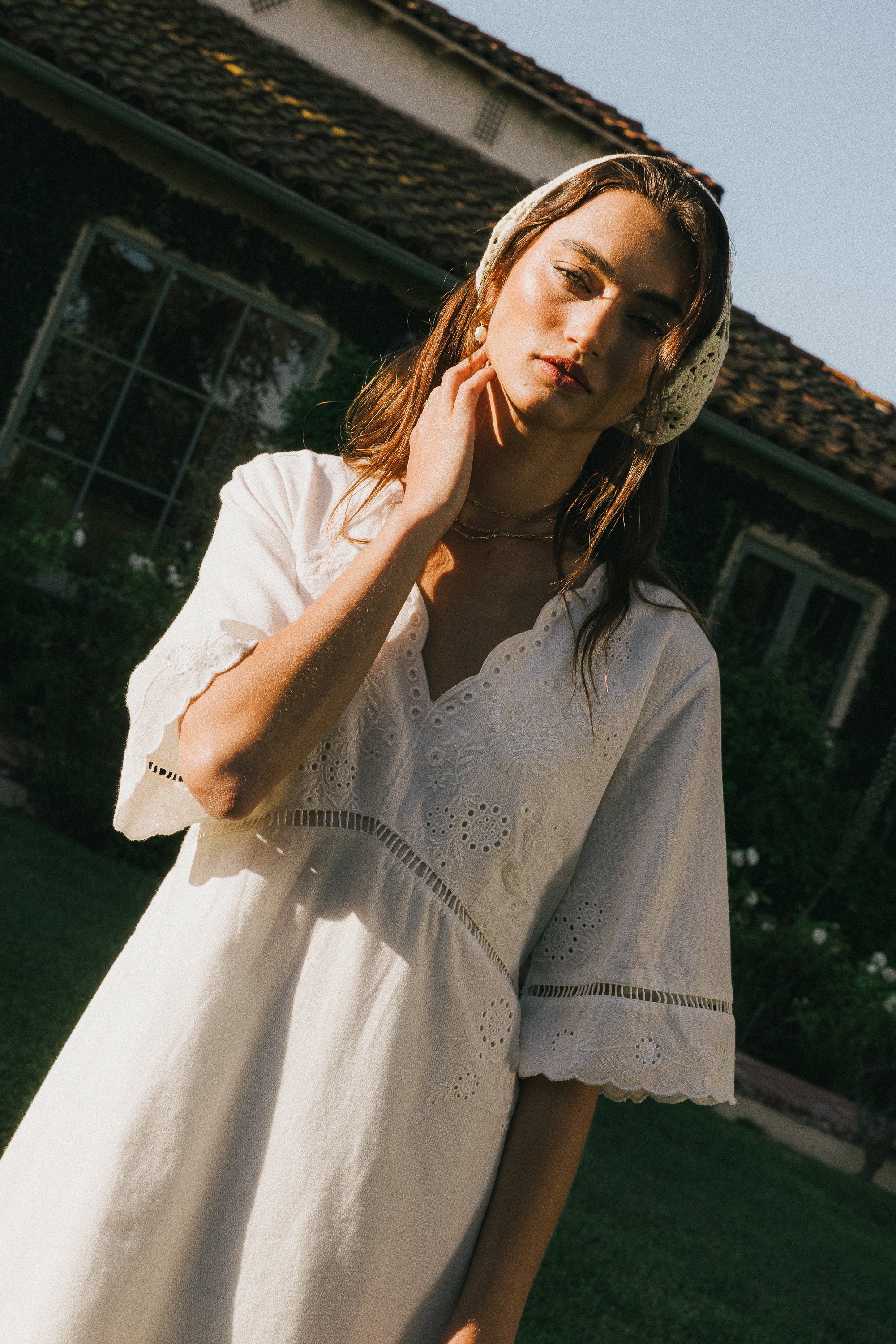 Paulina Embroidered Maxi Dress - FINAL SALE - Image 3