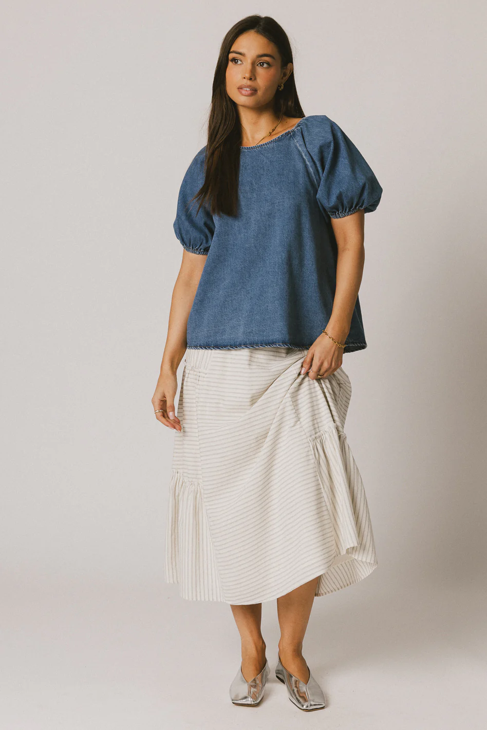 Pepper Striped Maxi Skirt - FINAL SALE - Image 7