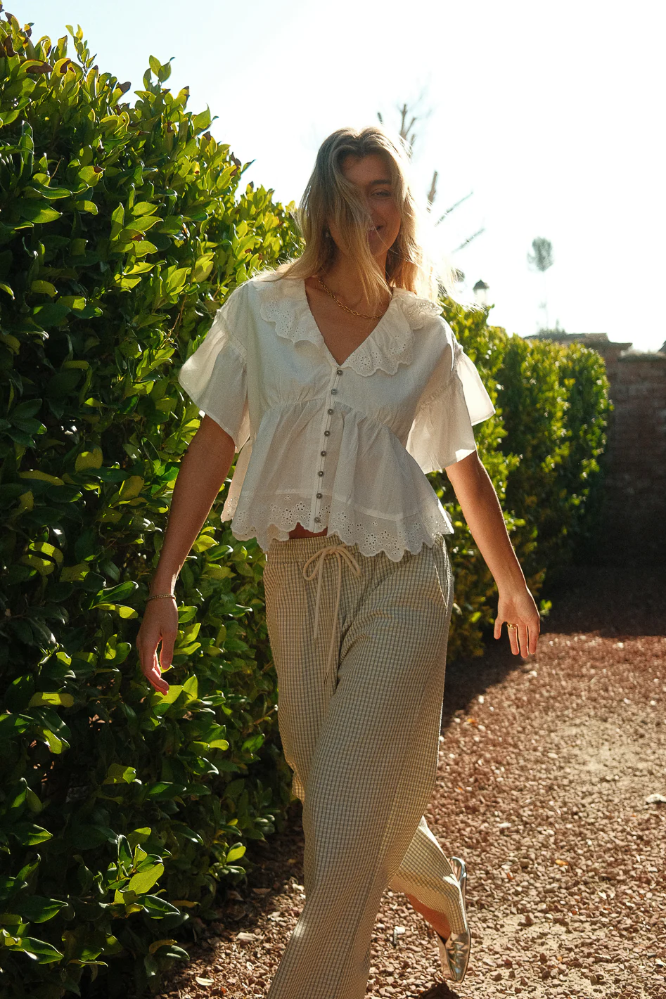 Percey Collared Blouse - FINAL SALE - Image 3