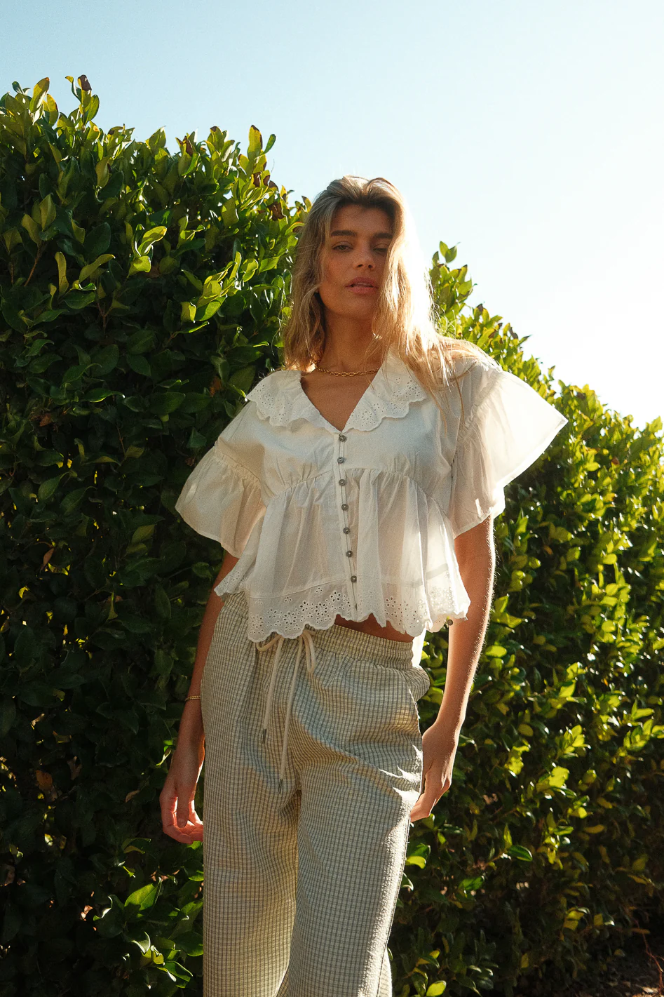 Percey Collared Blouse - FINAL SALE - Image 5