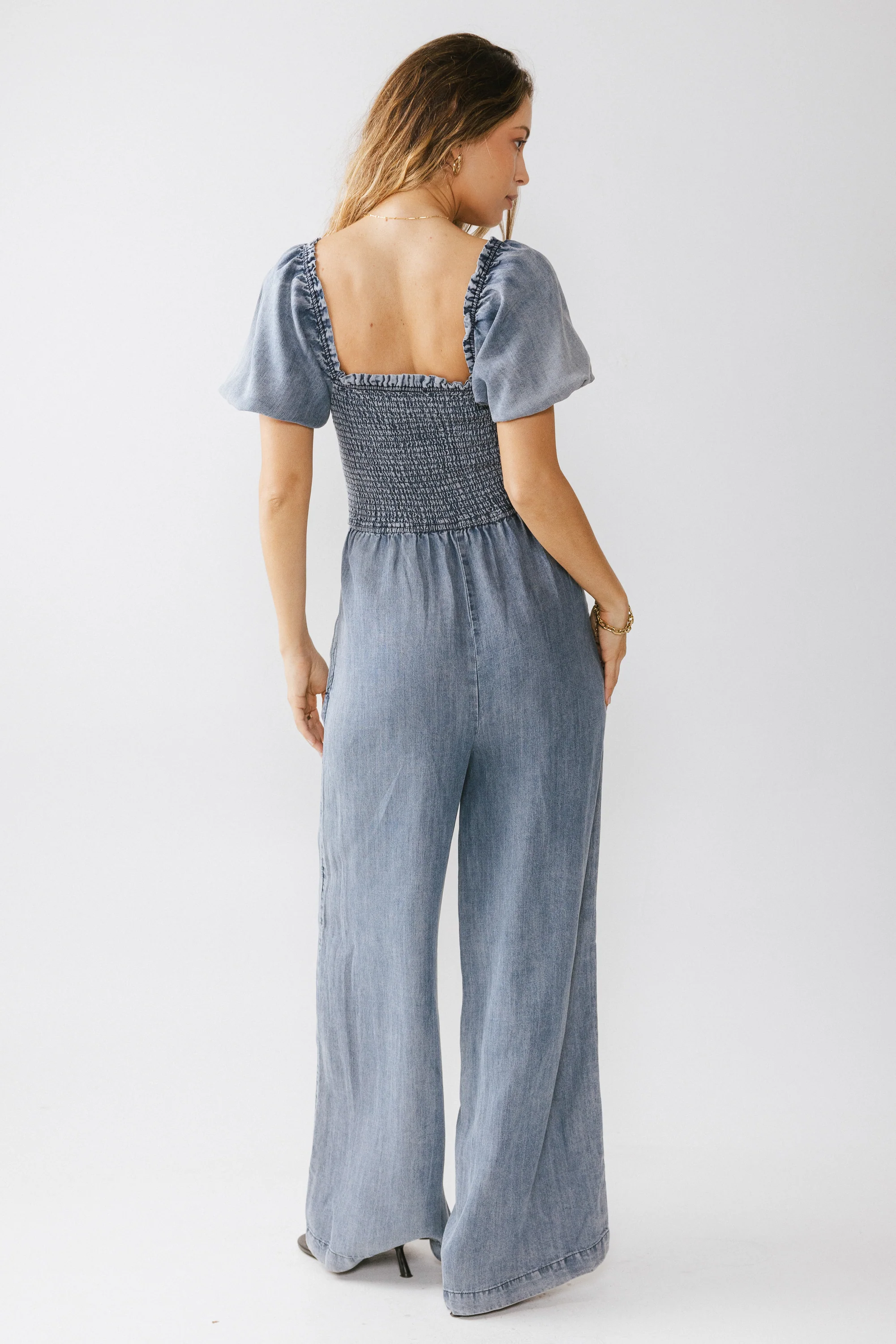 Piper Smocked Jumpsuit - Image 5
