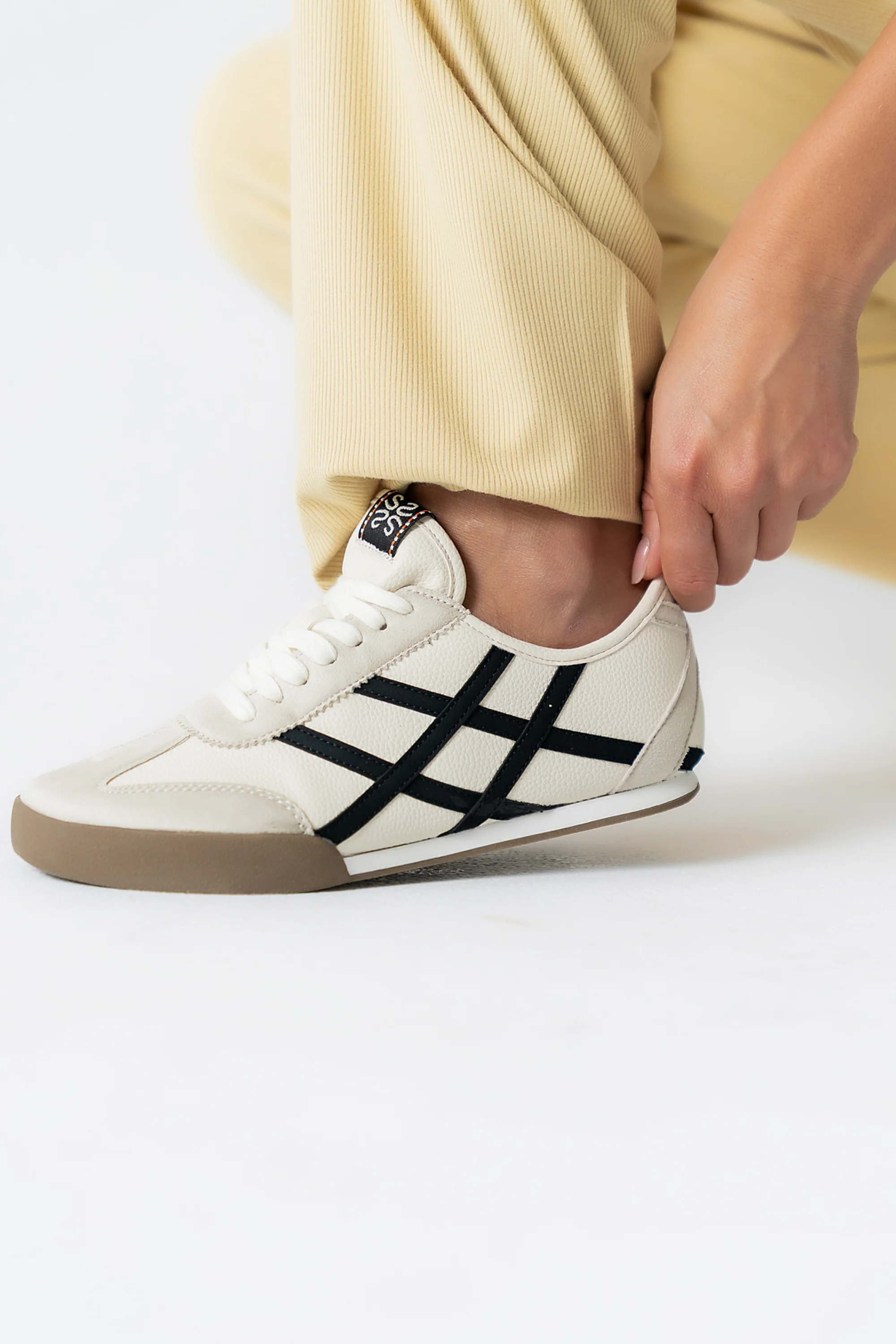 Polly Sneakers in Off White - FINAL SALE - Image 2