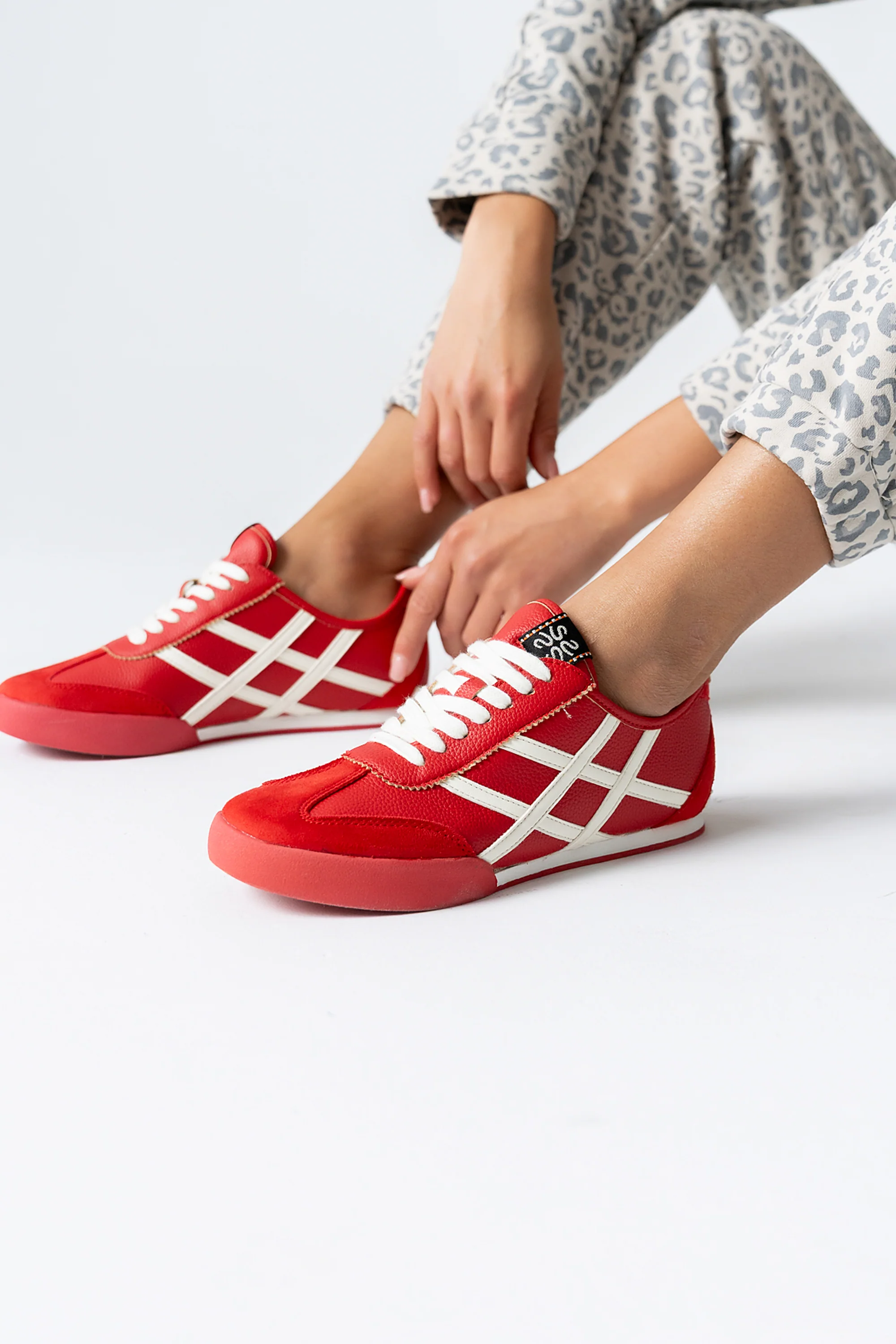 Polly Sneakers in Red - Image 2