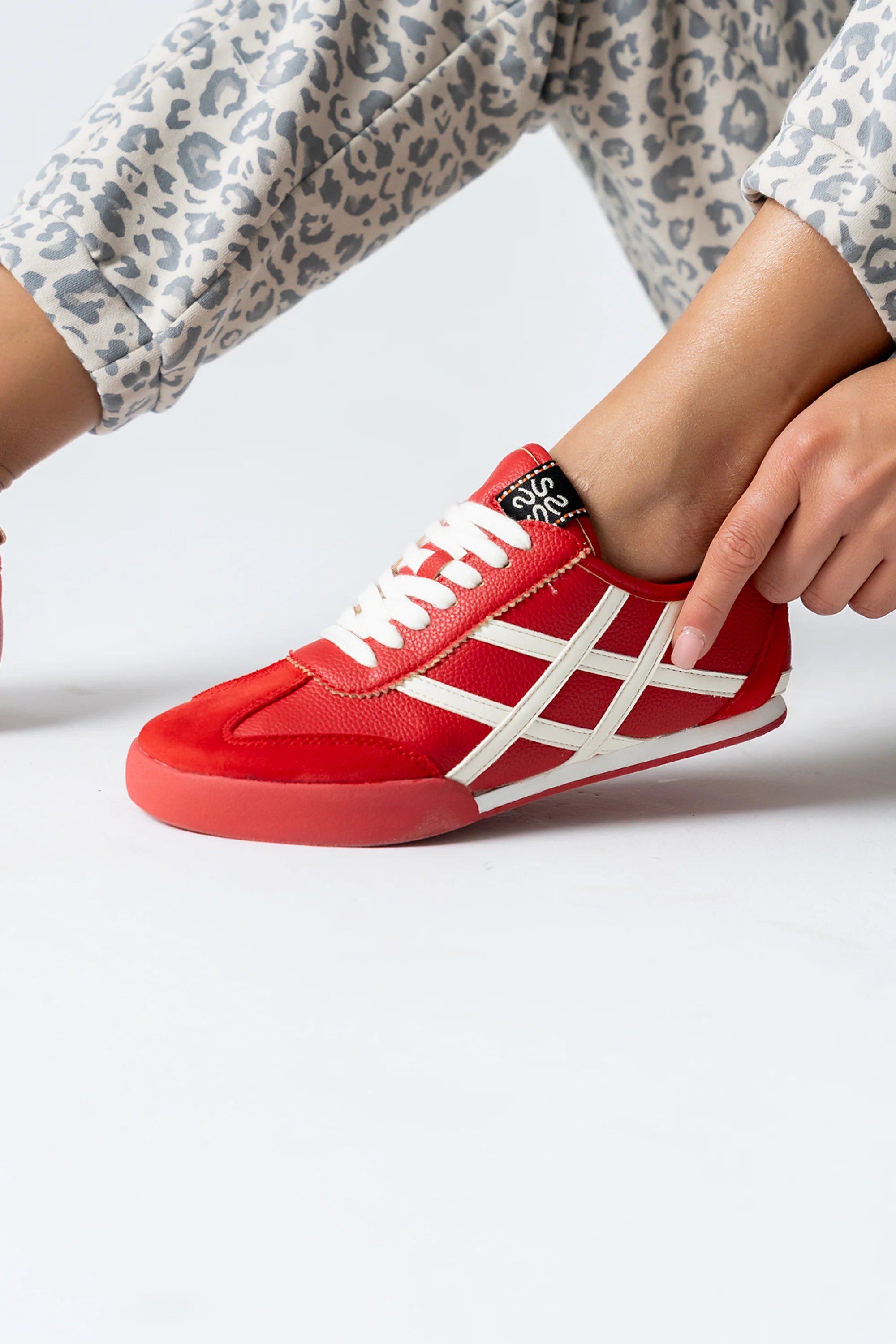 Polly Sneakers in Red - Image 3