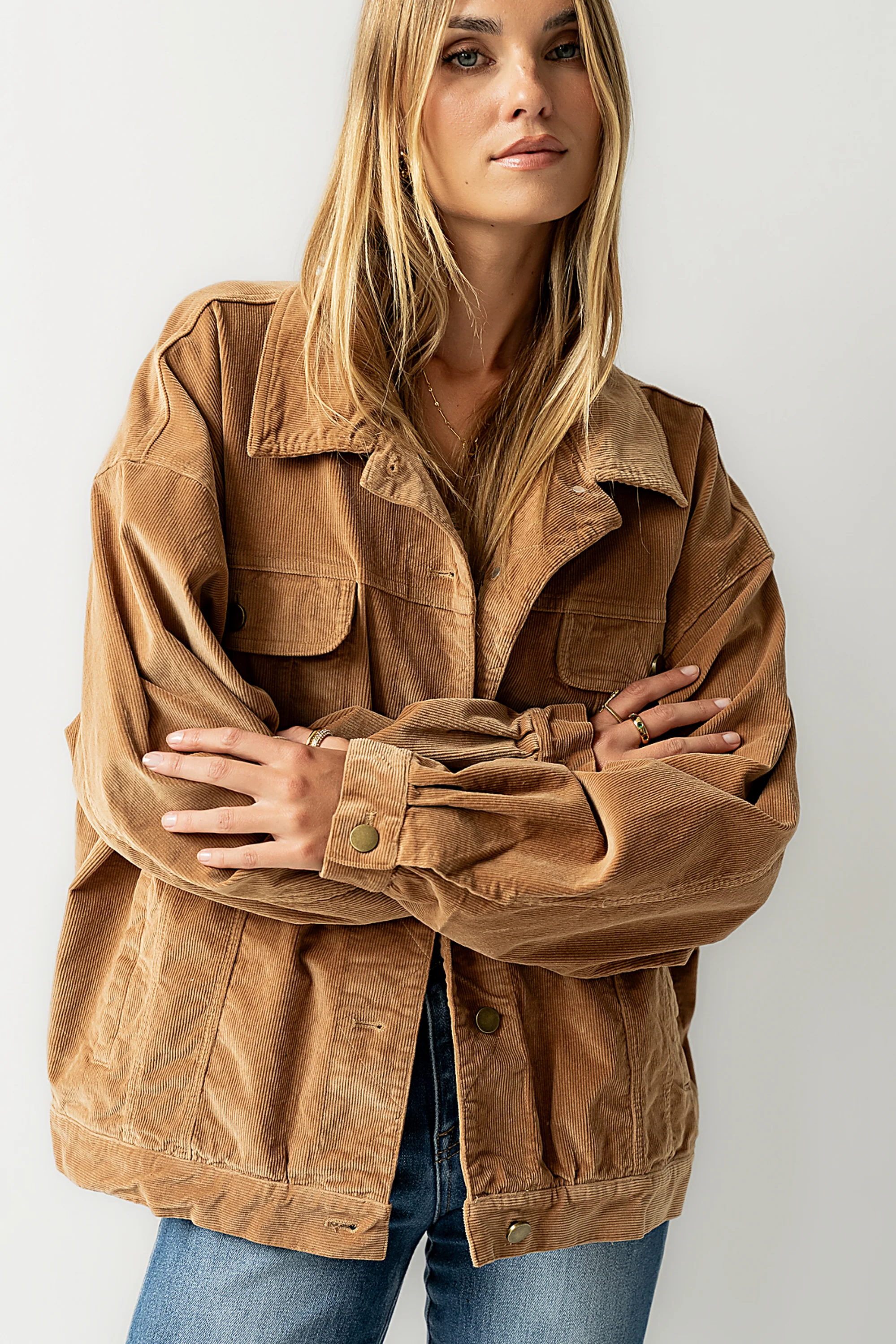 Sarah Corduroy Jacket in Camel - FINAL SALE - Image 9