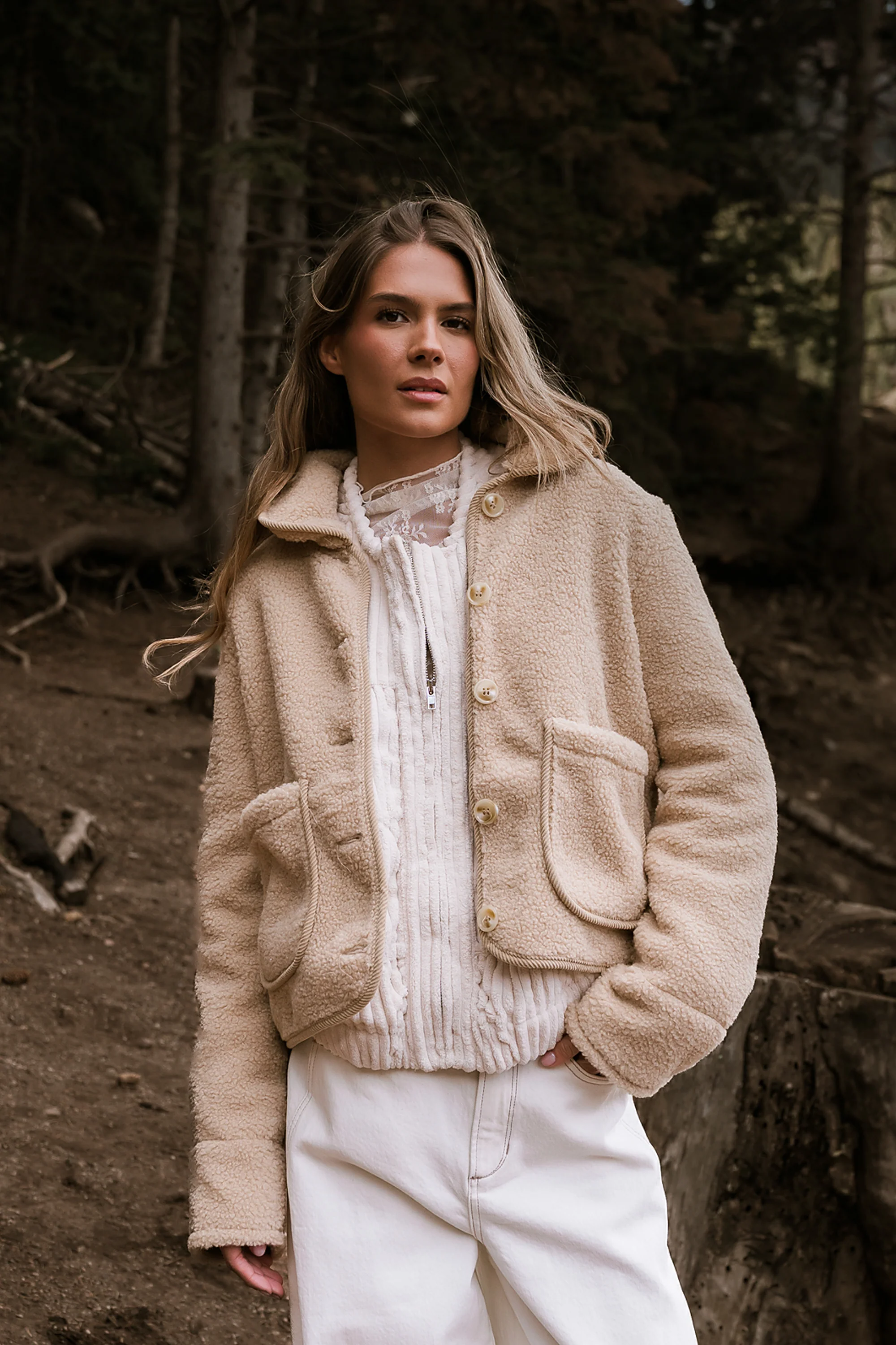 Quincey Sherpa Jacket - Image 6