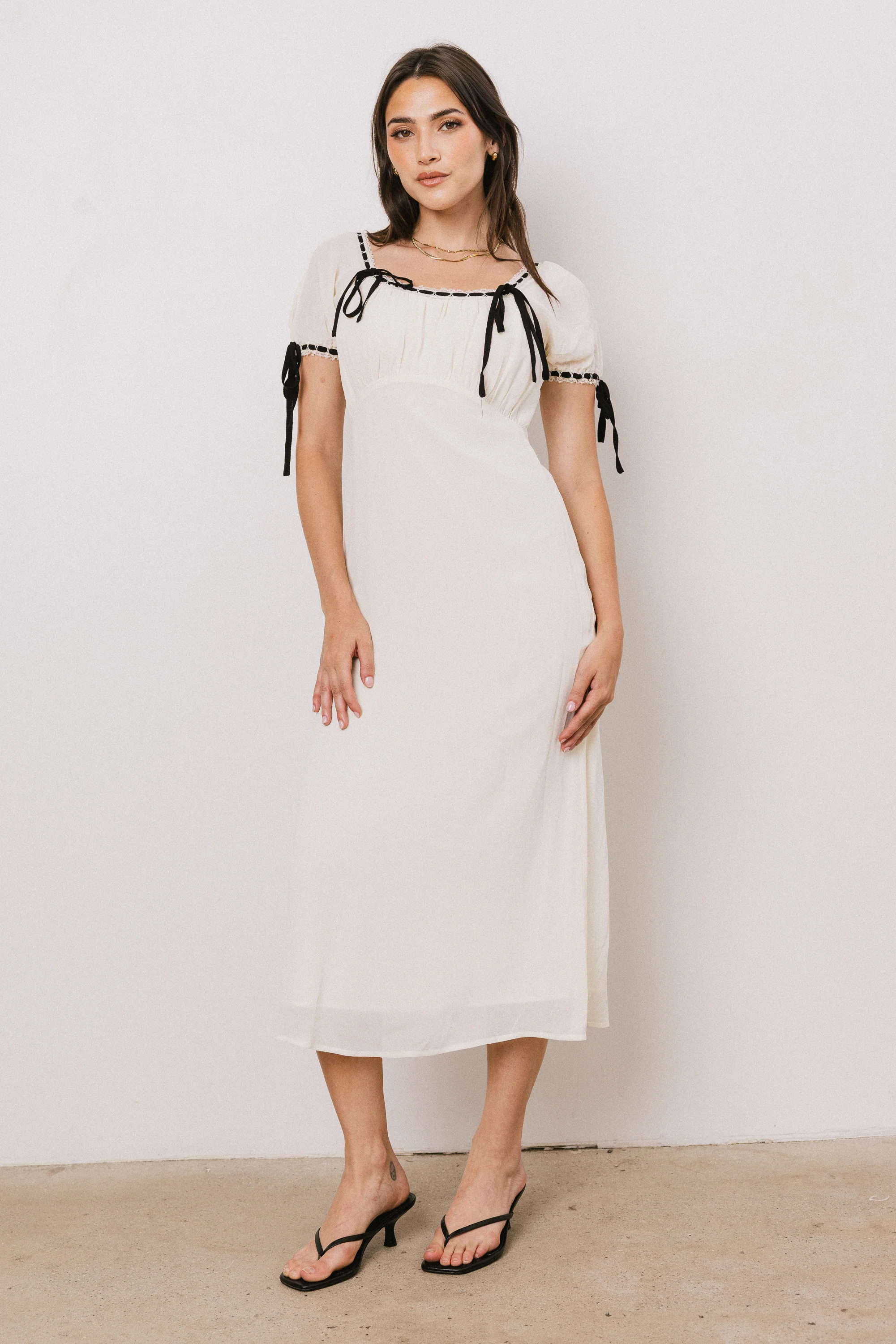 Quincy Lace Trim Midi Dress - FINAL SALE - Image 6