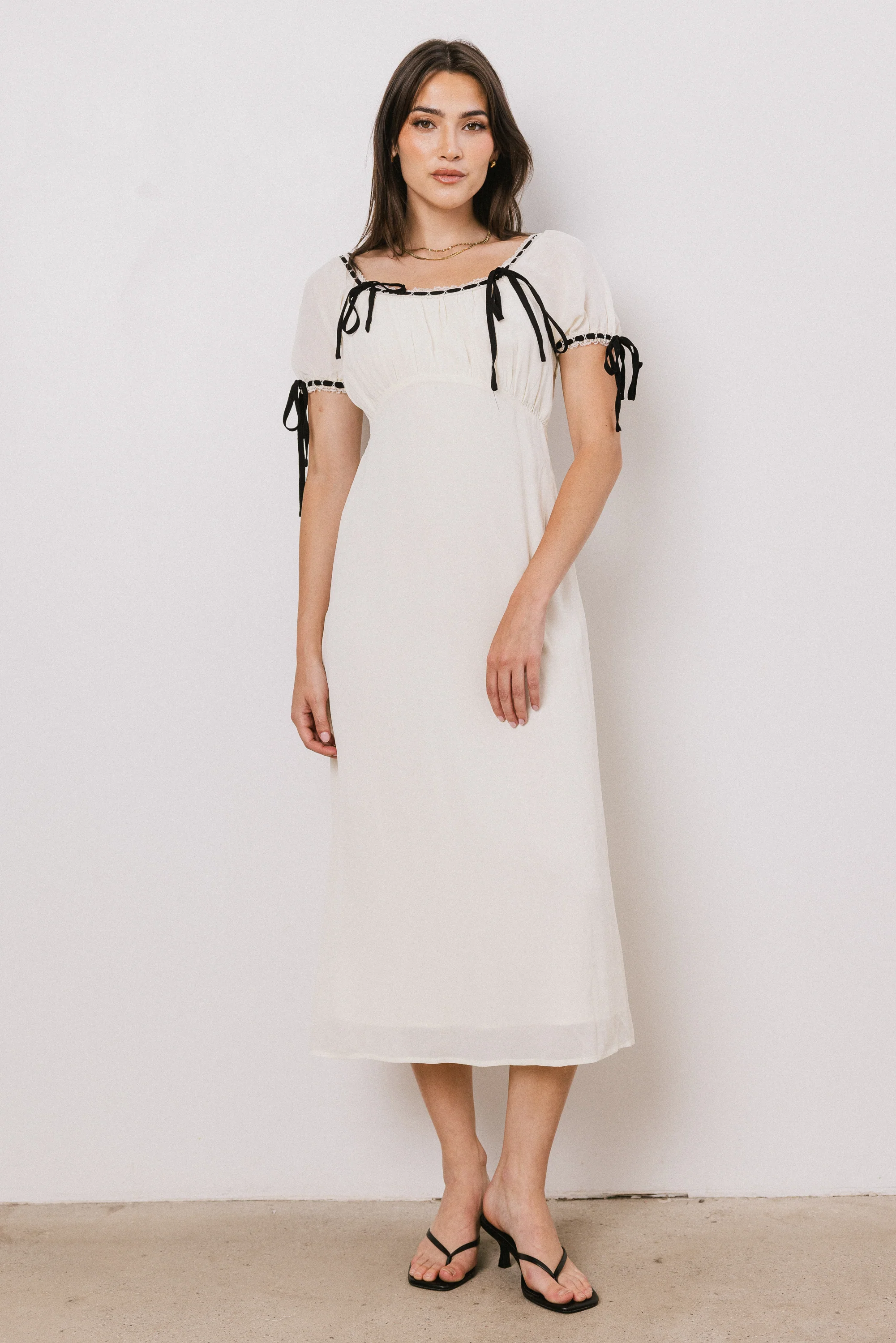 Quincy Lace Trim Midi Dress - FINAL SALE - Image 9
