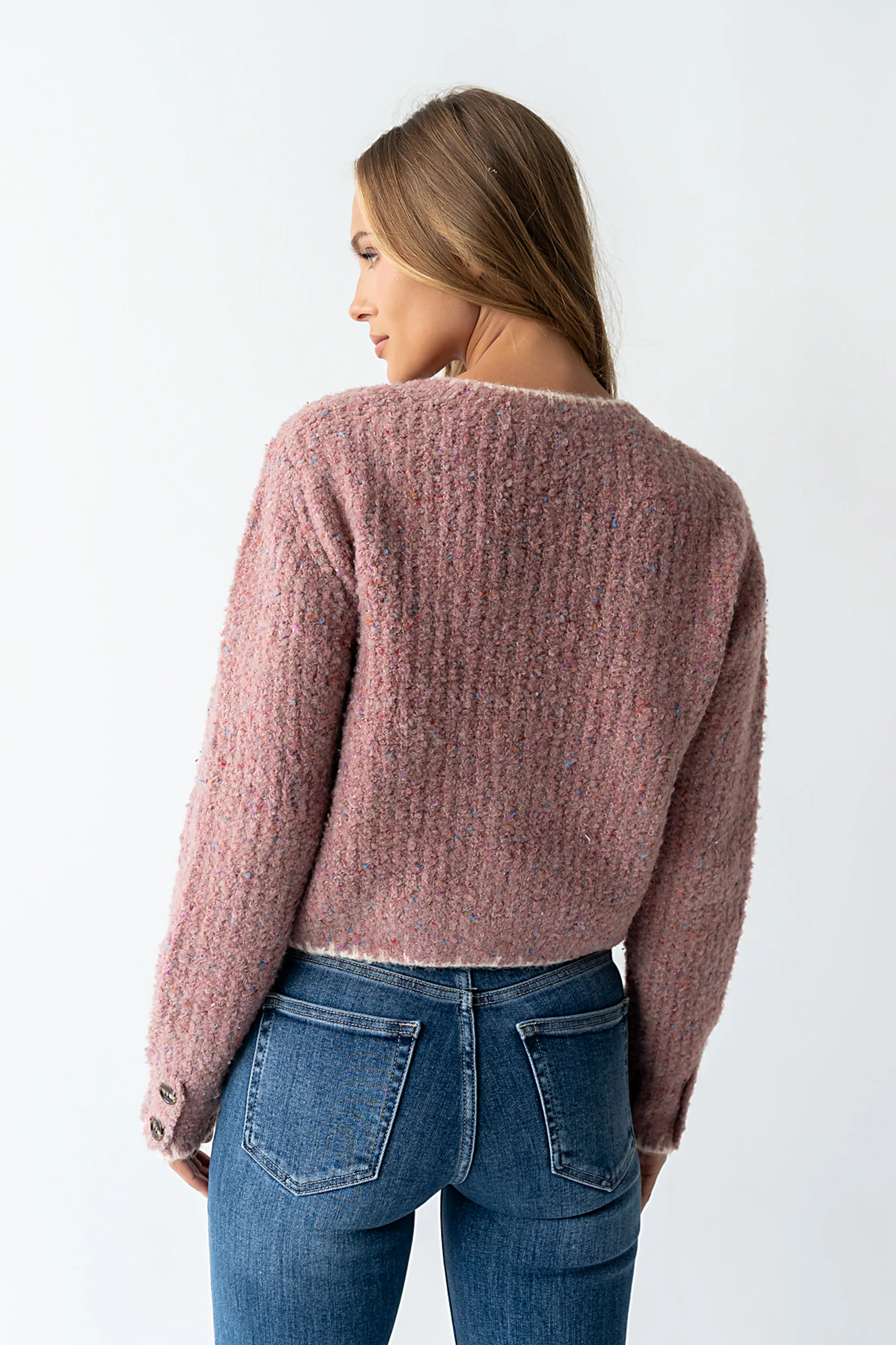 Quincy Speckled Cardigan - FINAL SALE - Image 3
