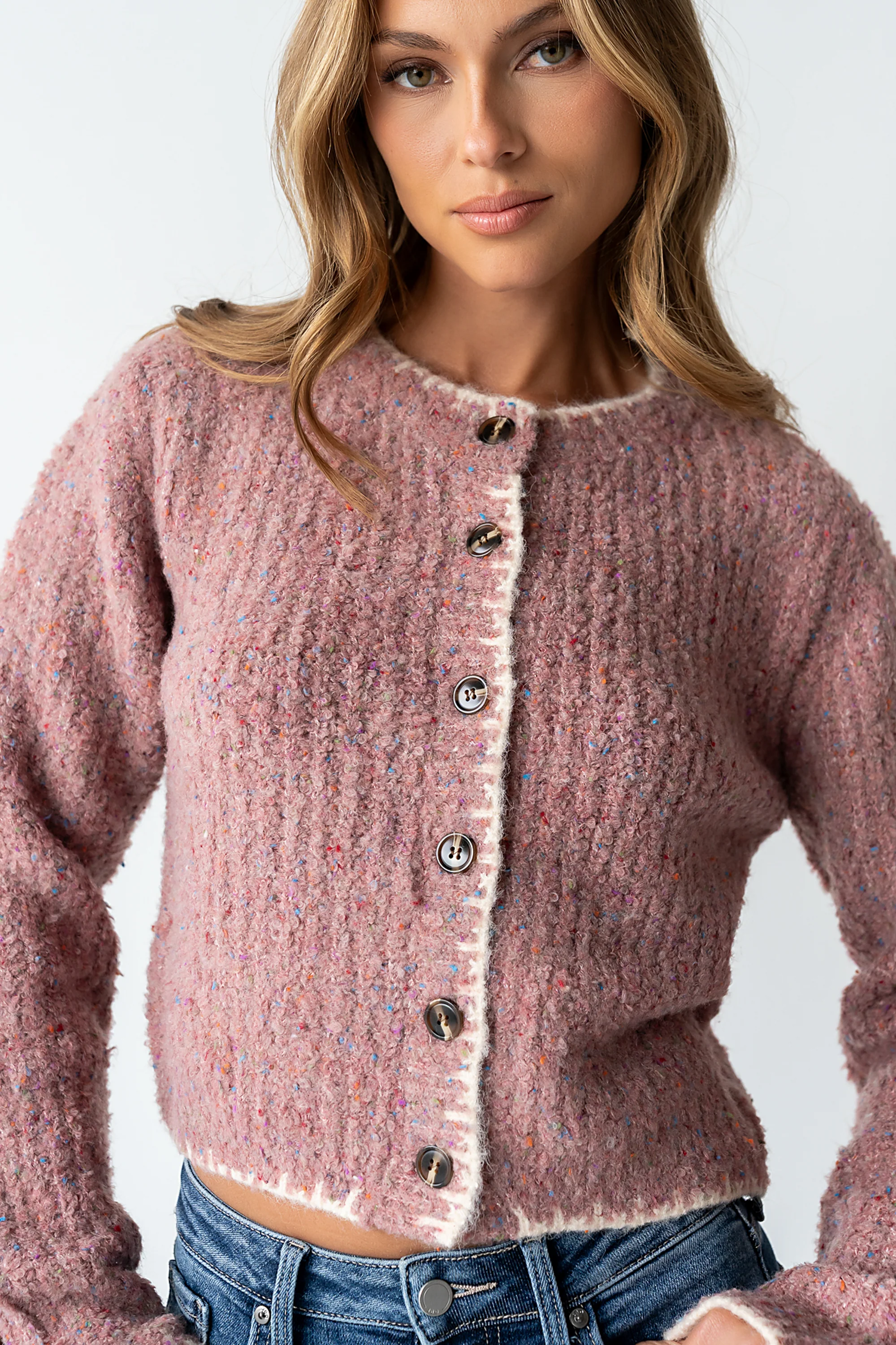 Quincy Speckled Cardigan - FINAL SALE - Image 5