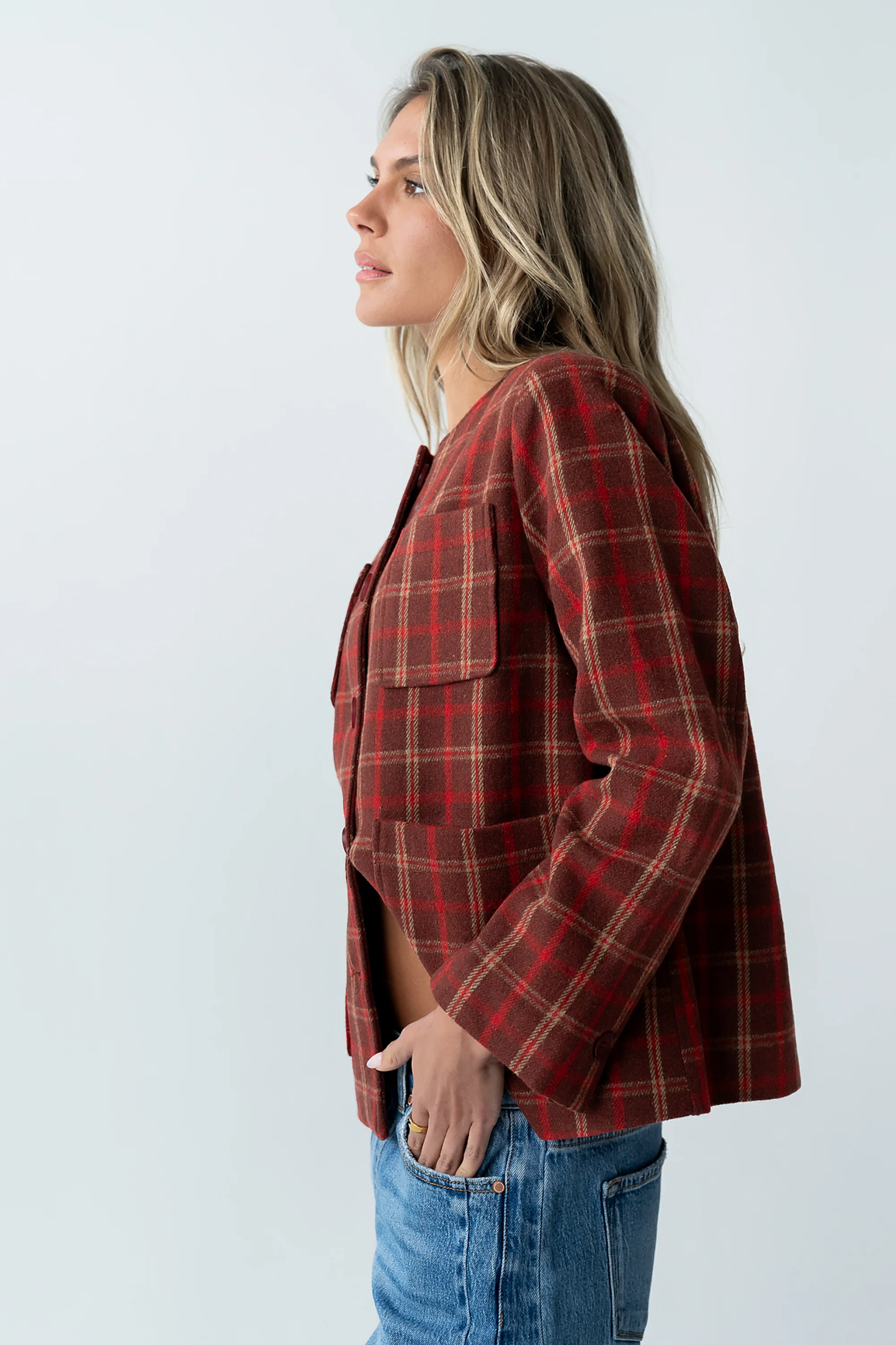 Quinley Plaid Jacket - FINAL SALE - Image 5