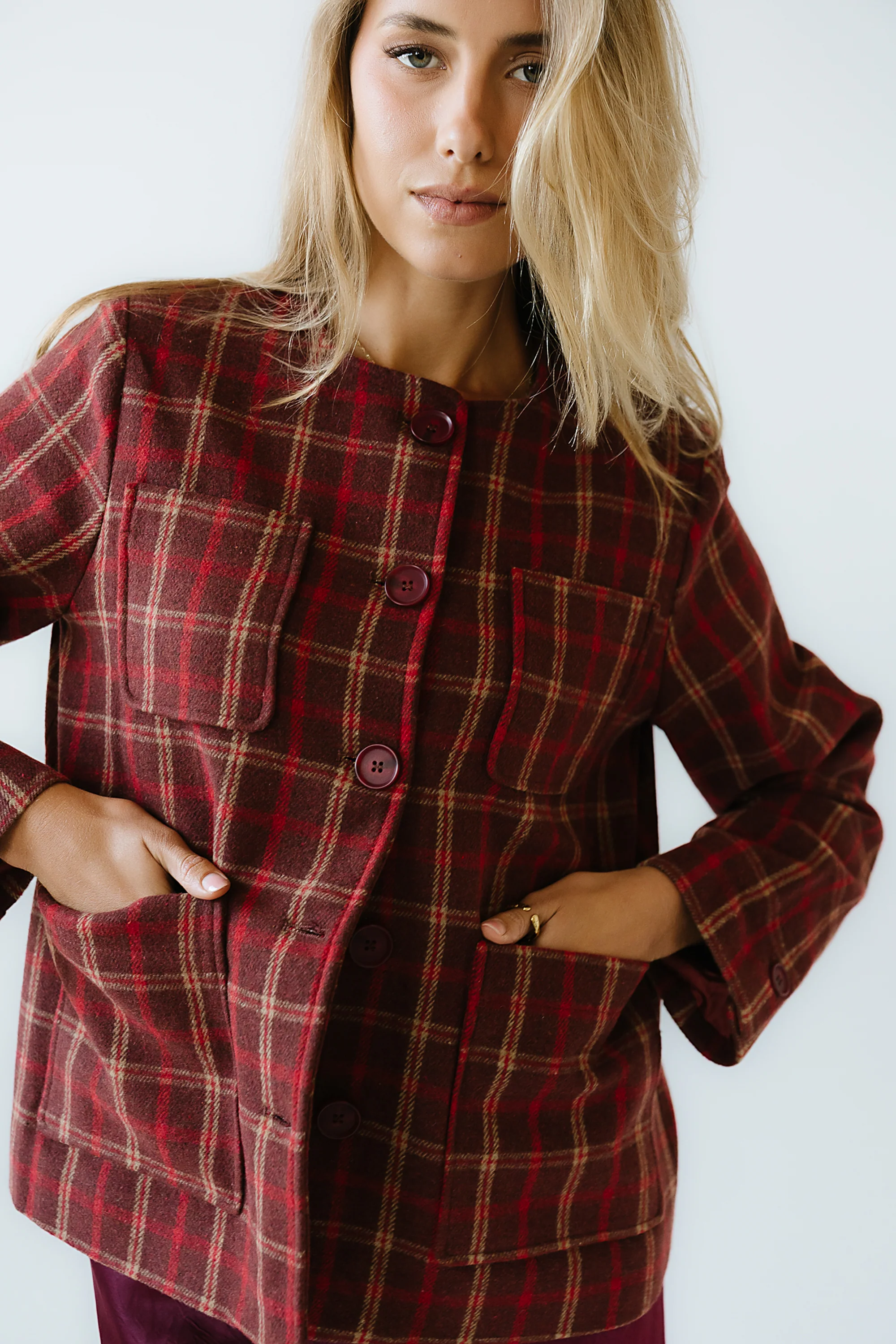 Quinley Plaid Jacket - FINAL SALE - Image 9