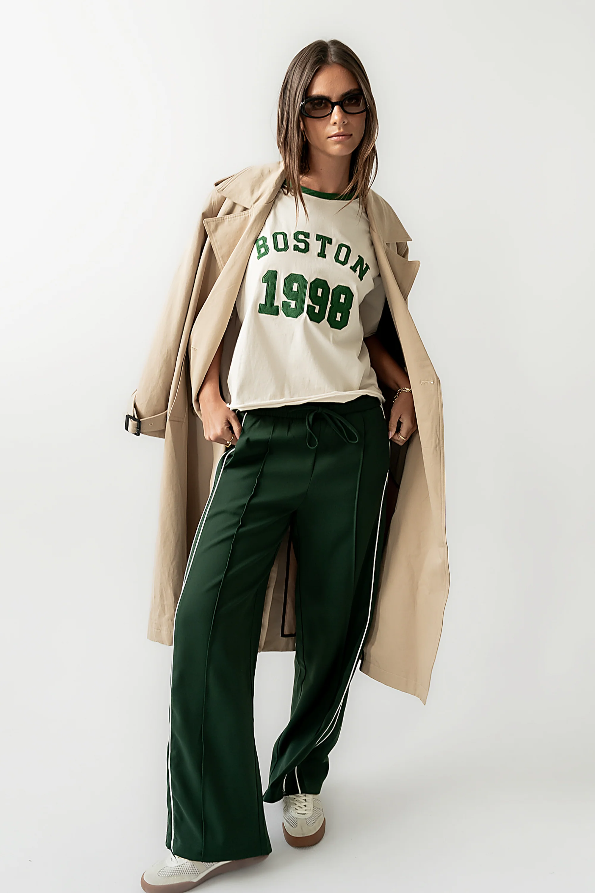 Rachel Trench Coat in Tan - FINAL SALE - Image 6