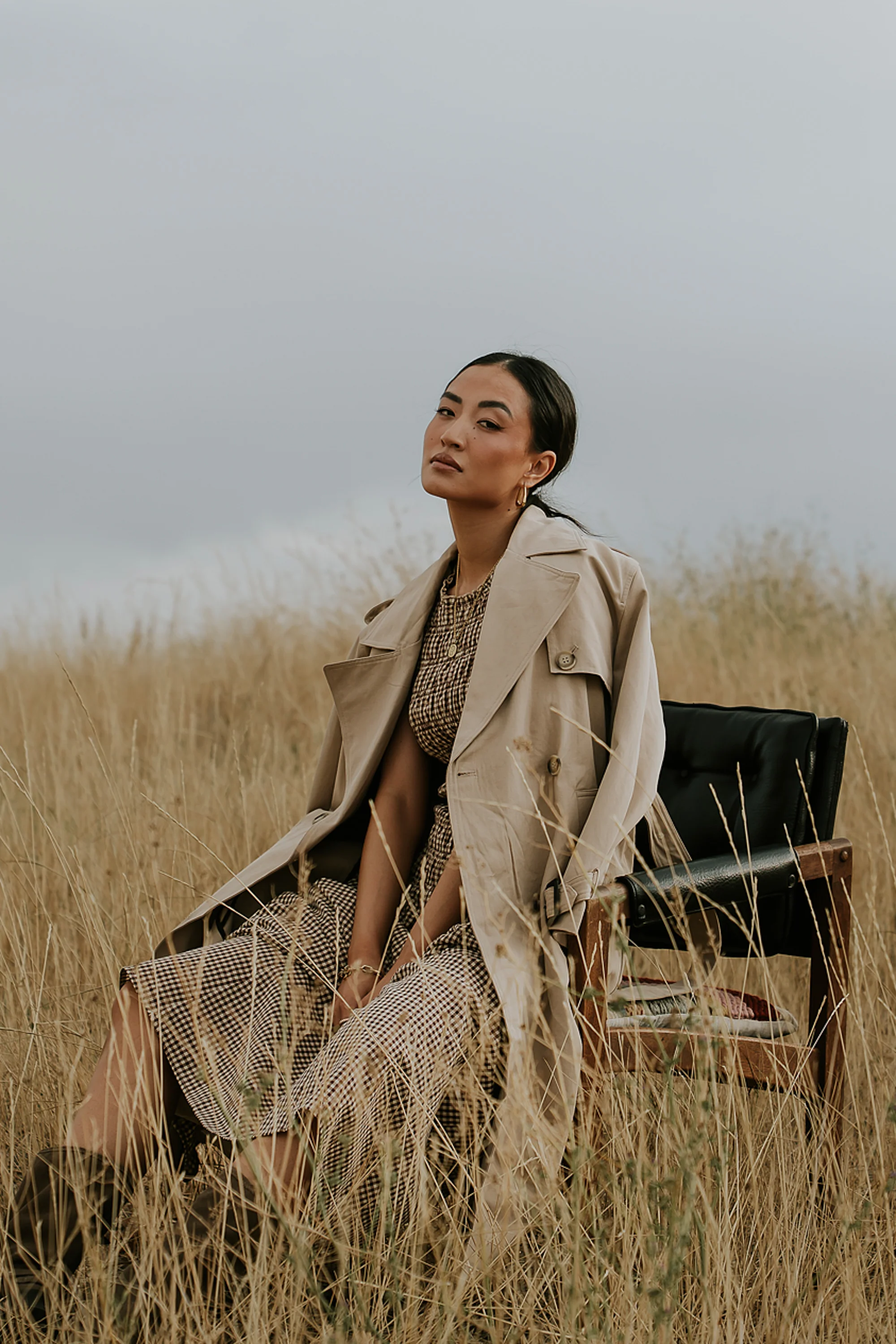 Rachel Trench Coat in Tan - FINAL SALE - Image 9