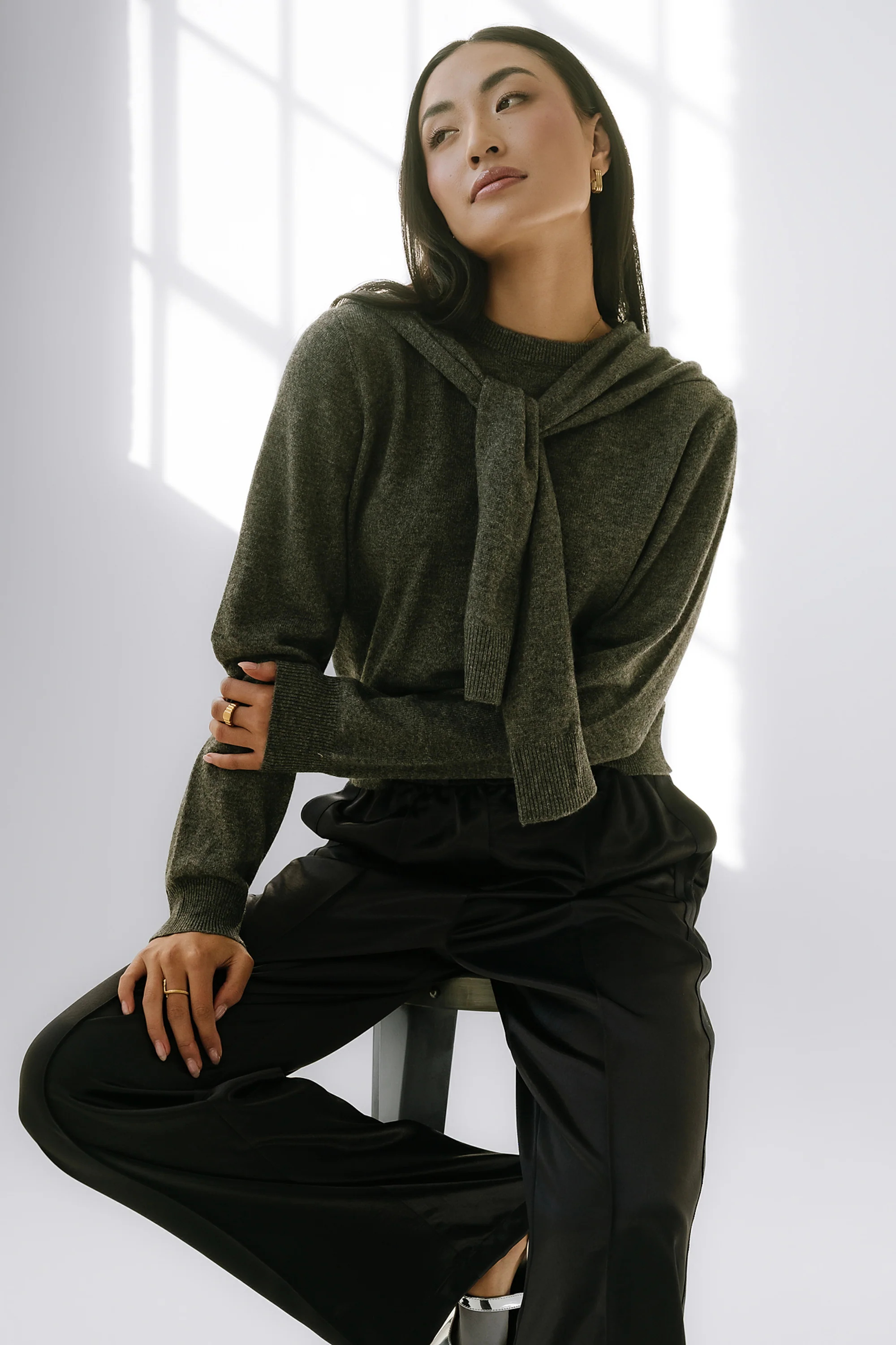 Raegan Tie Sweater - FINAL SALE - Image 6