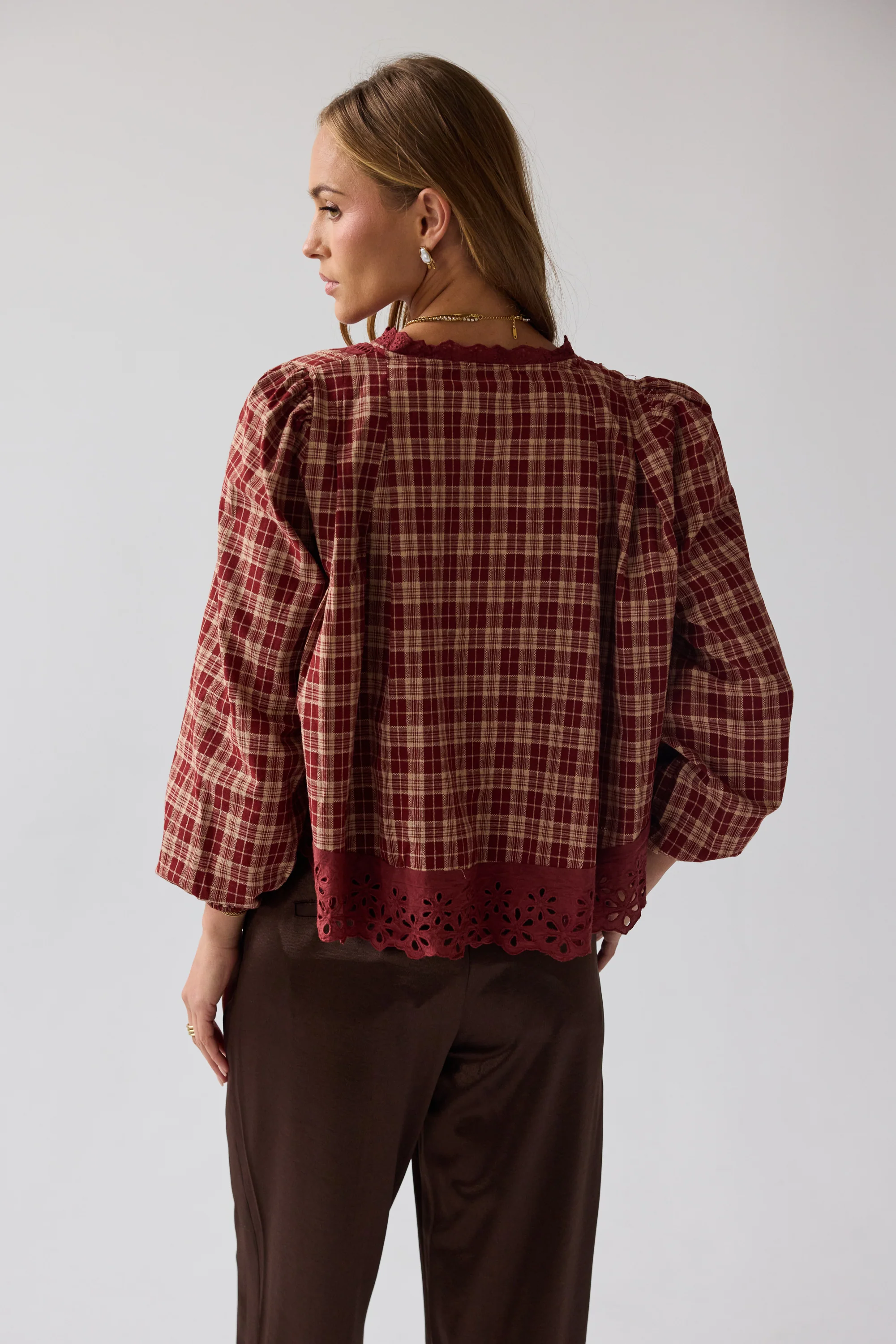 Randall Plaid Blouse - FINAL SALE - Image 2