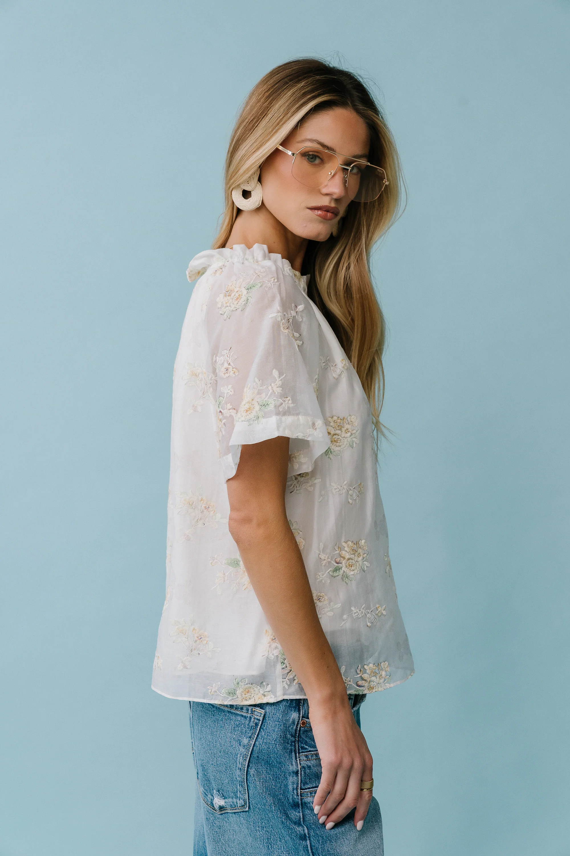 Randy Embroidered Blouse - Image 8