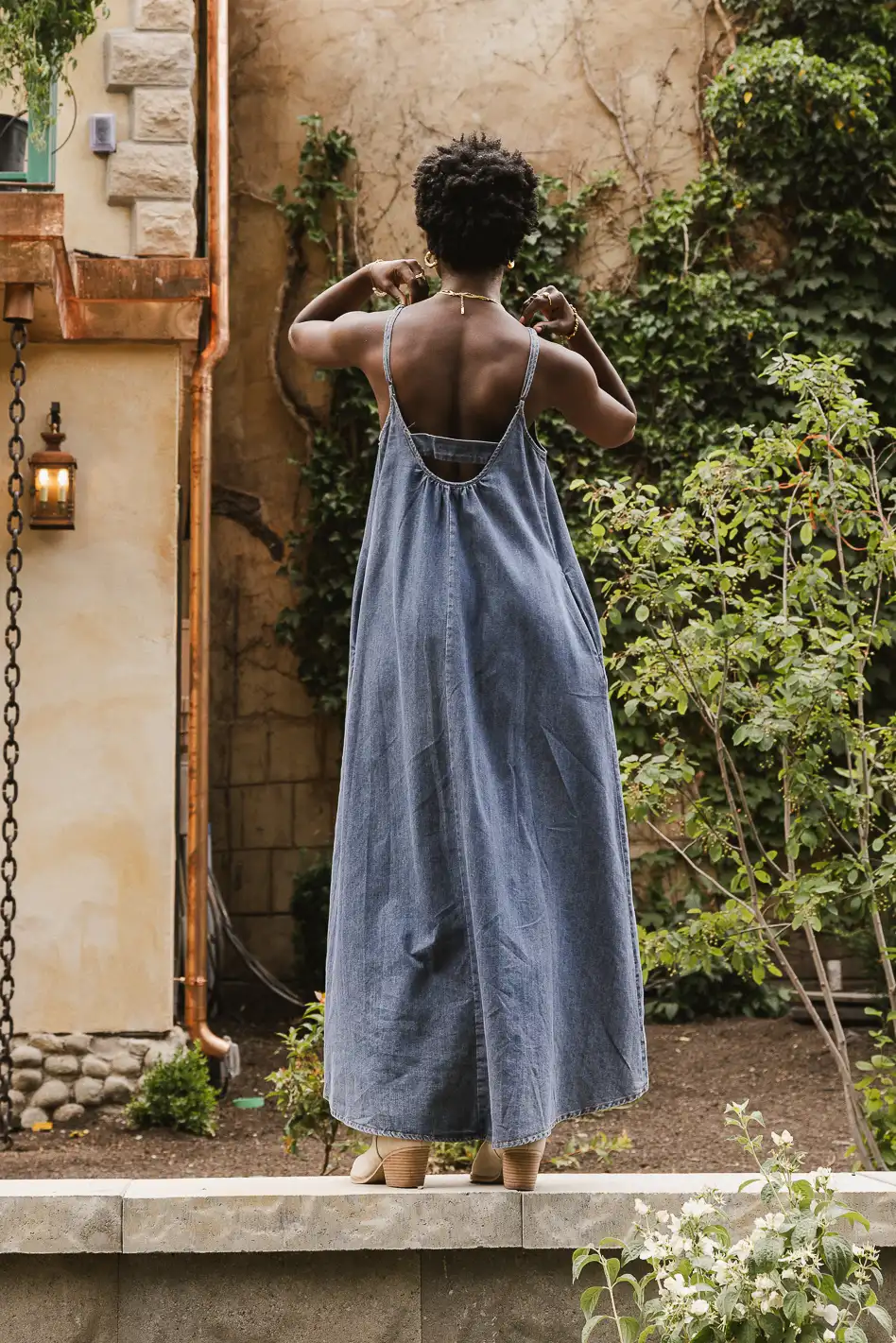 Raya Denim Dress - Image 3