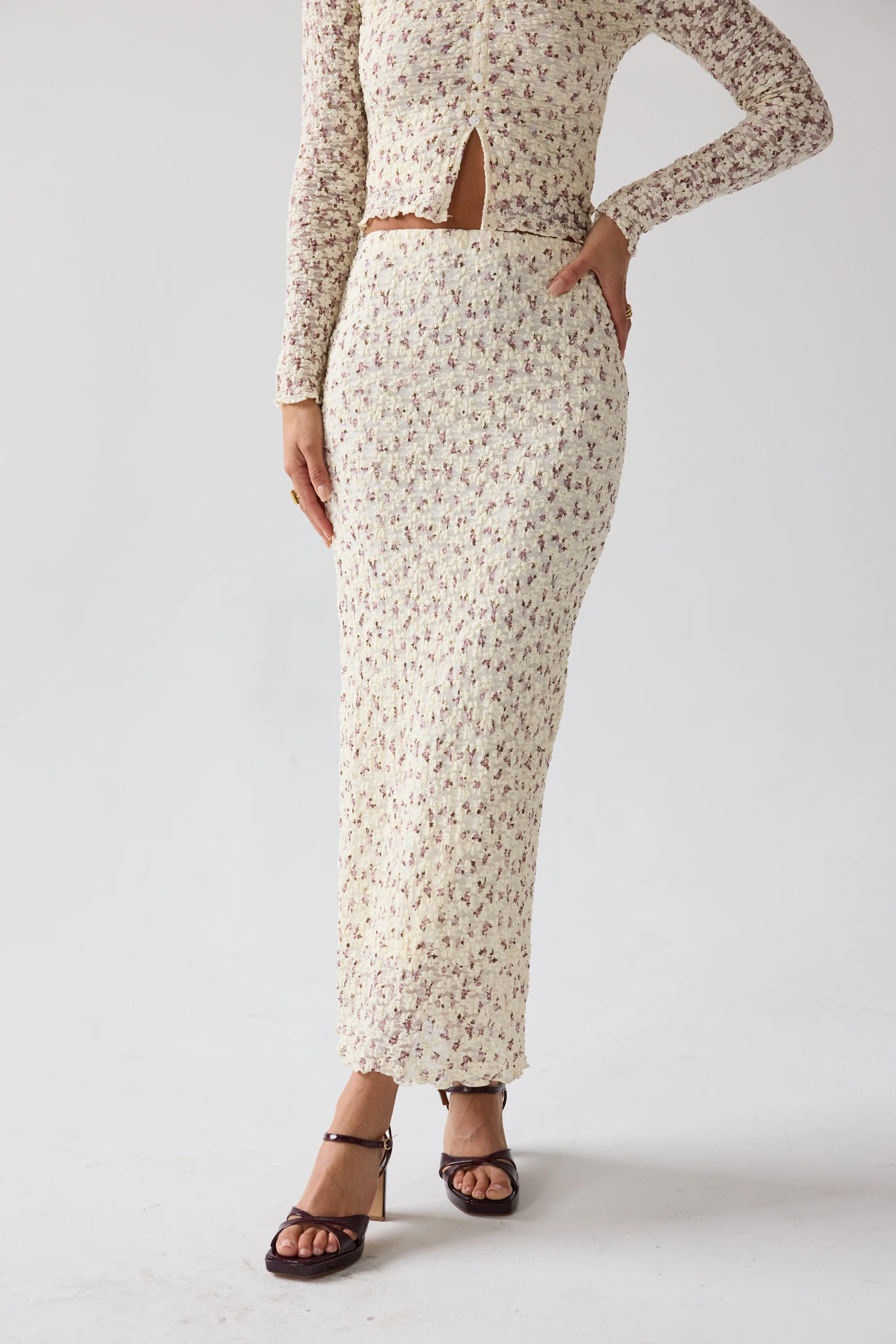Reggie Floral Maxi Skirt