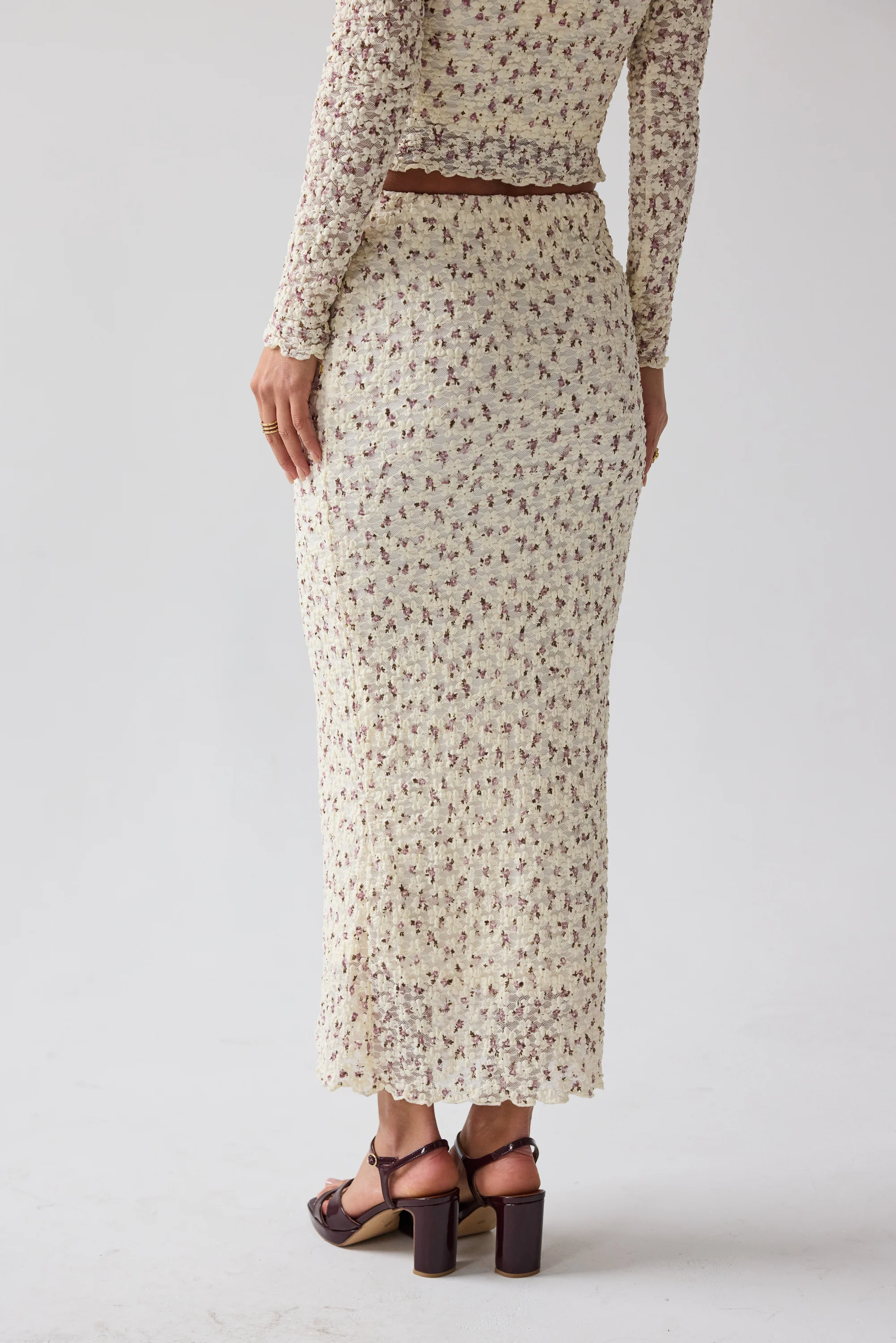 Reggie Floral Maxi Skirt - Image 4