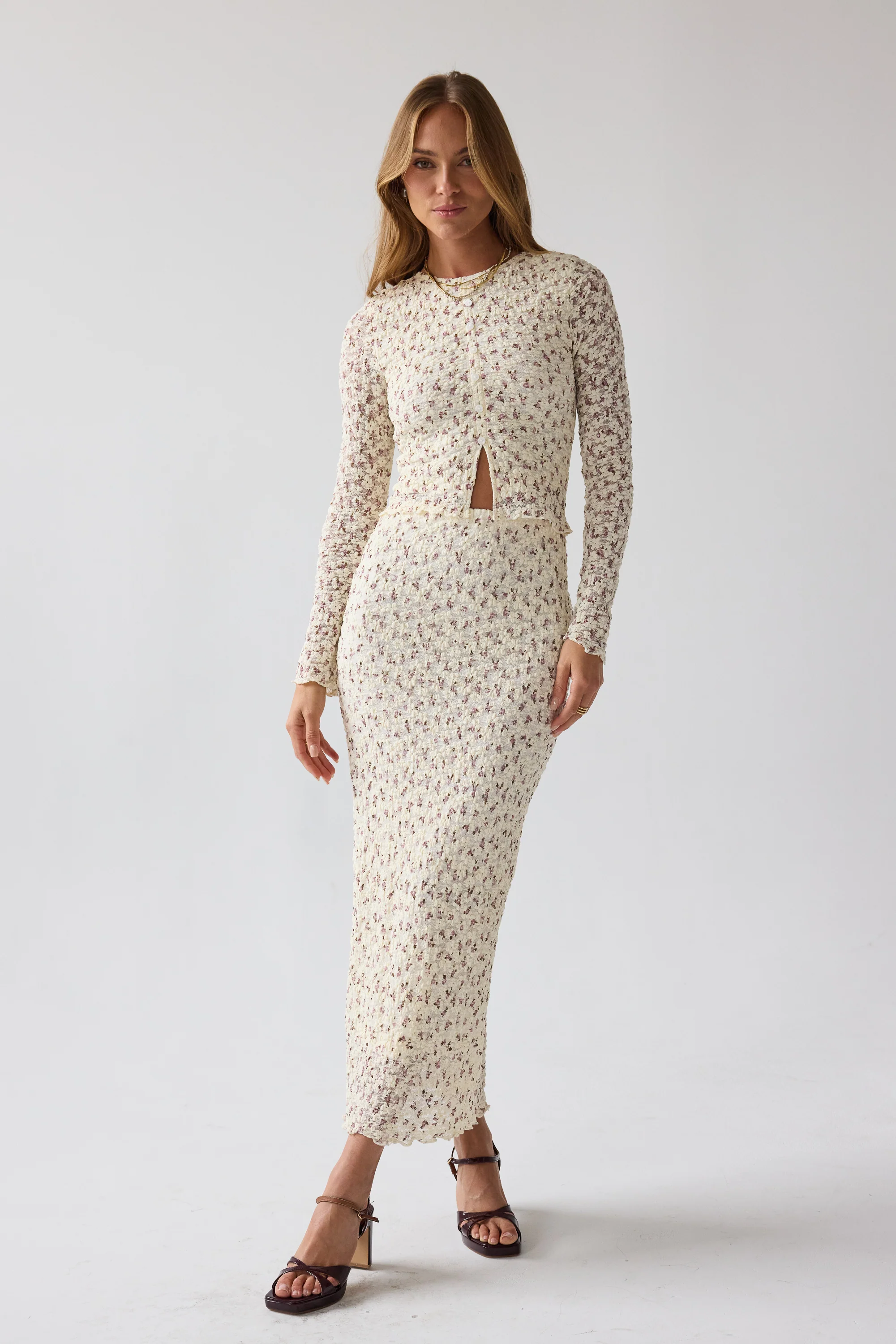 Reggie Floral Top in Multi - Image 4