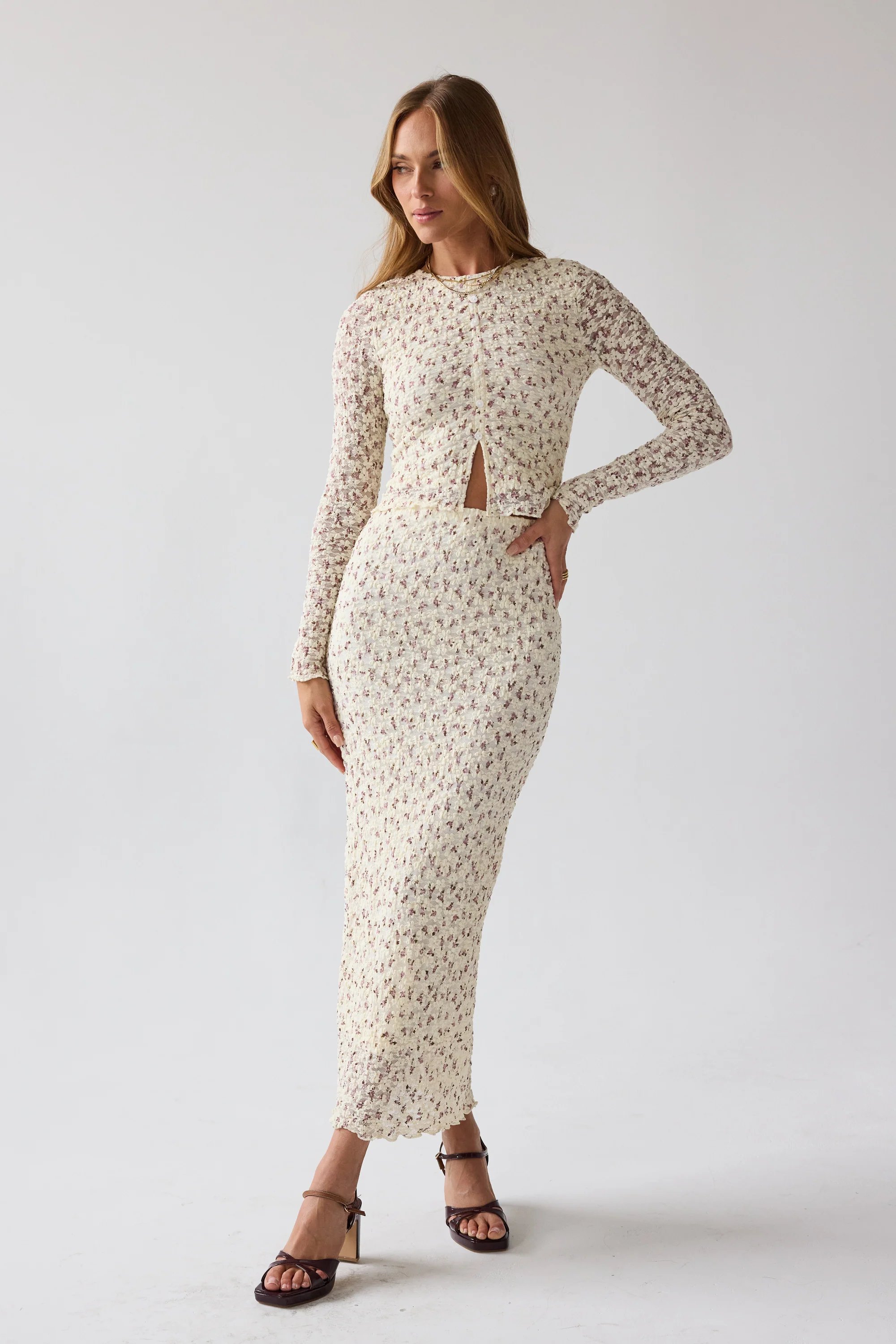 Reggie Floral Top in Multi - Image 6