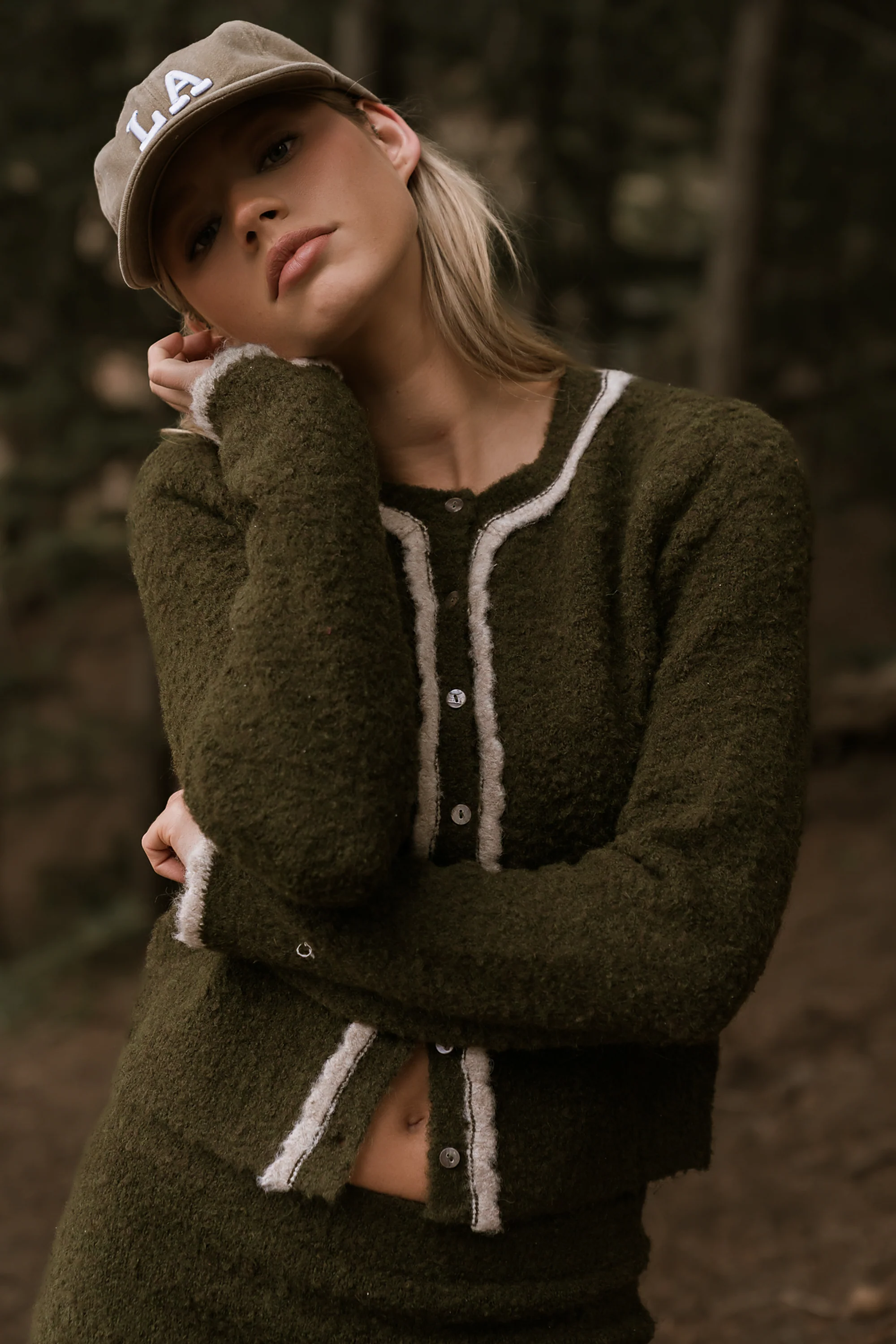 Remy Contrast Cardigan - FINAL SALE - Image 4