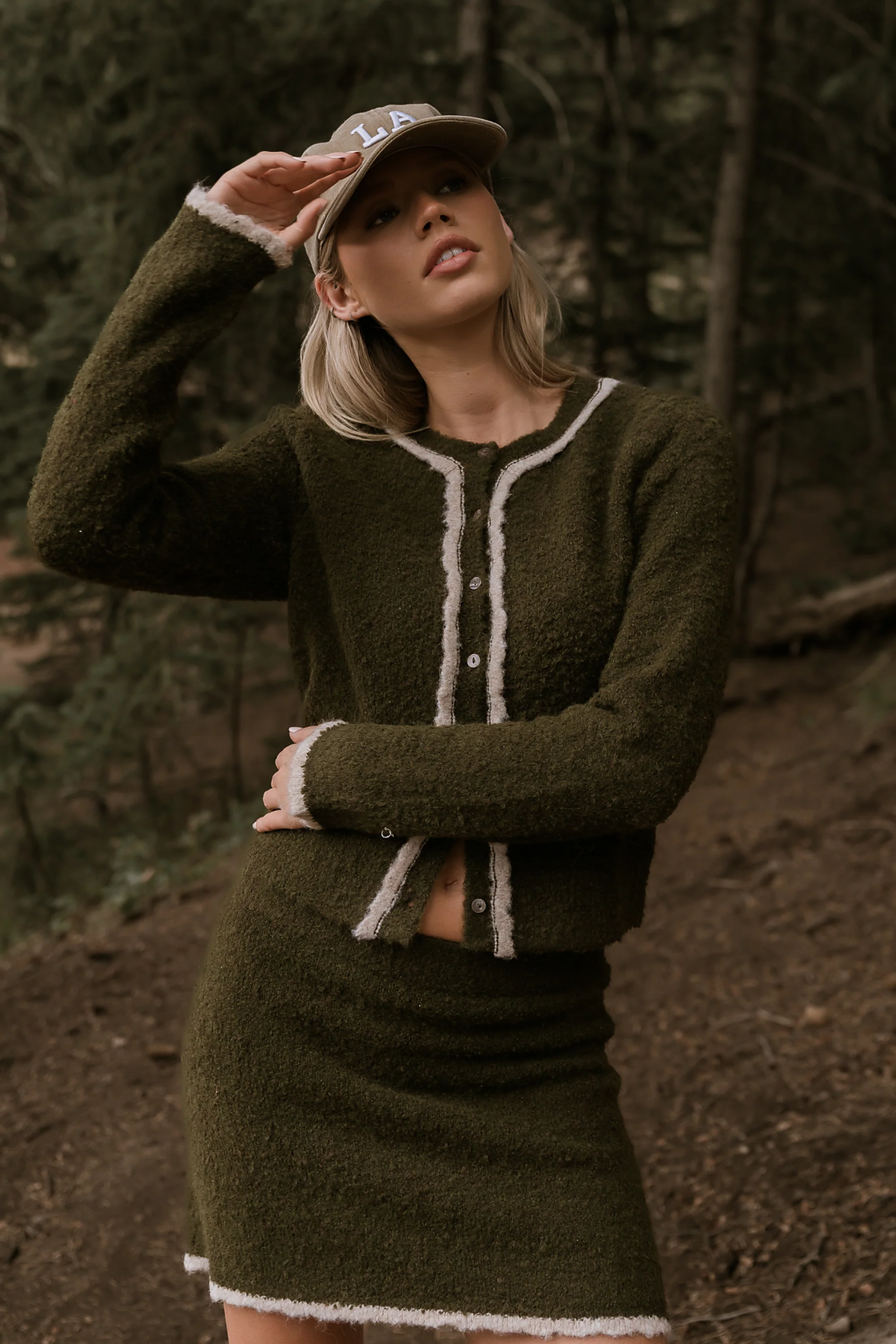 Remy Contrast Cardigan - FINAL SALE - Image 5