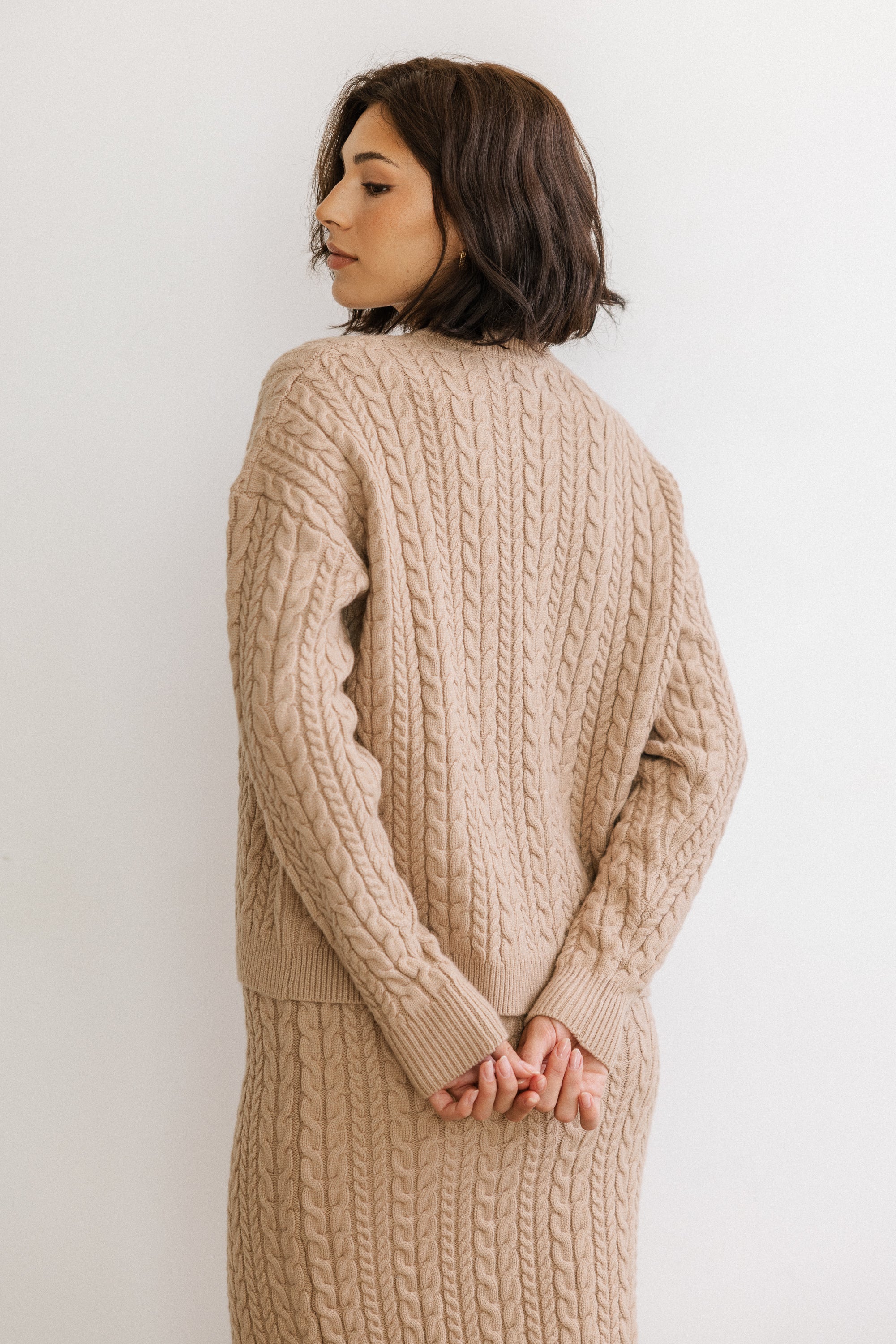 Renley Cable Knit Sweater - FINAL SALE - Image 2