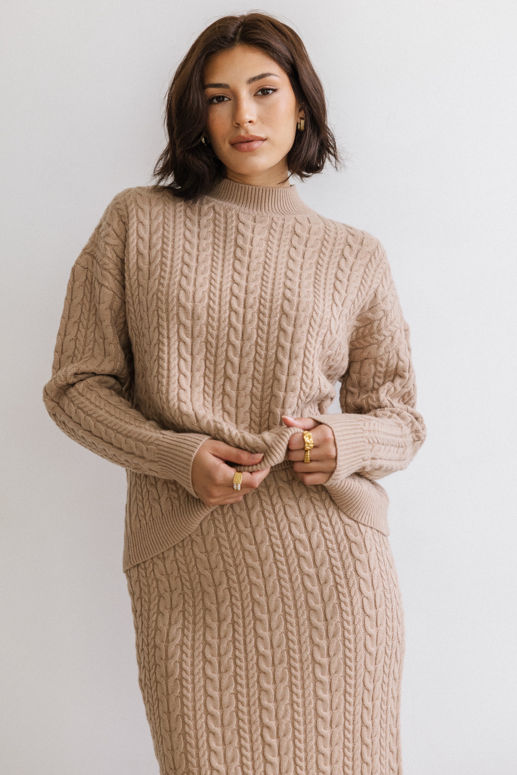 Renley Cable Knit Sweater - FINAL SALE - Image 3