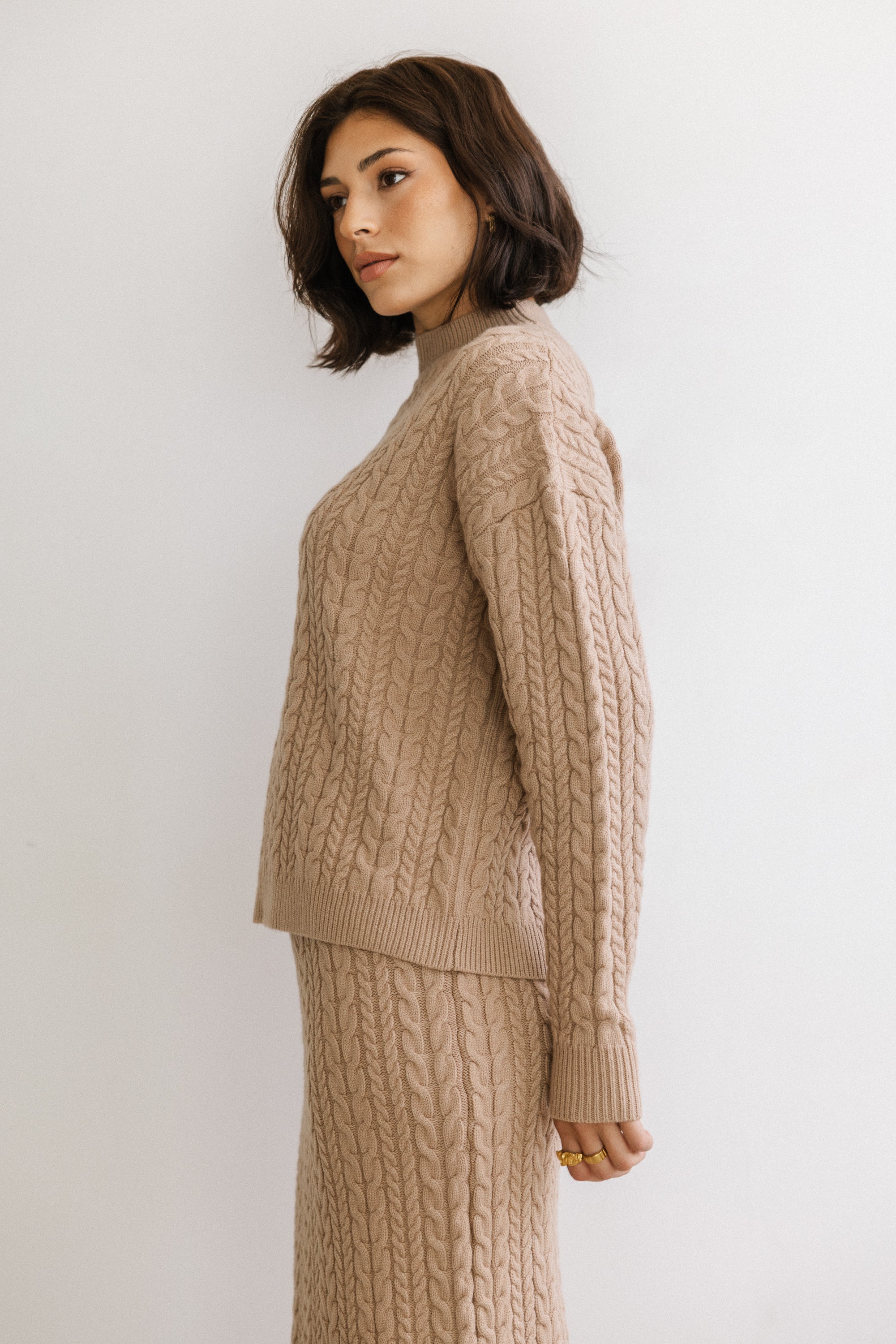 Renley Cable Knit Sweater - FINAL SALE - Image 5