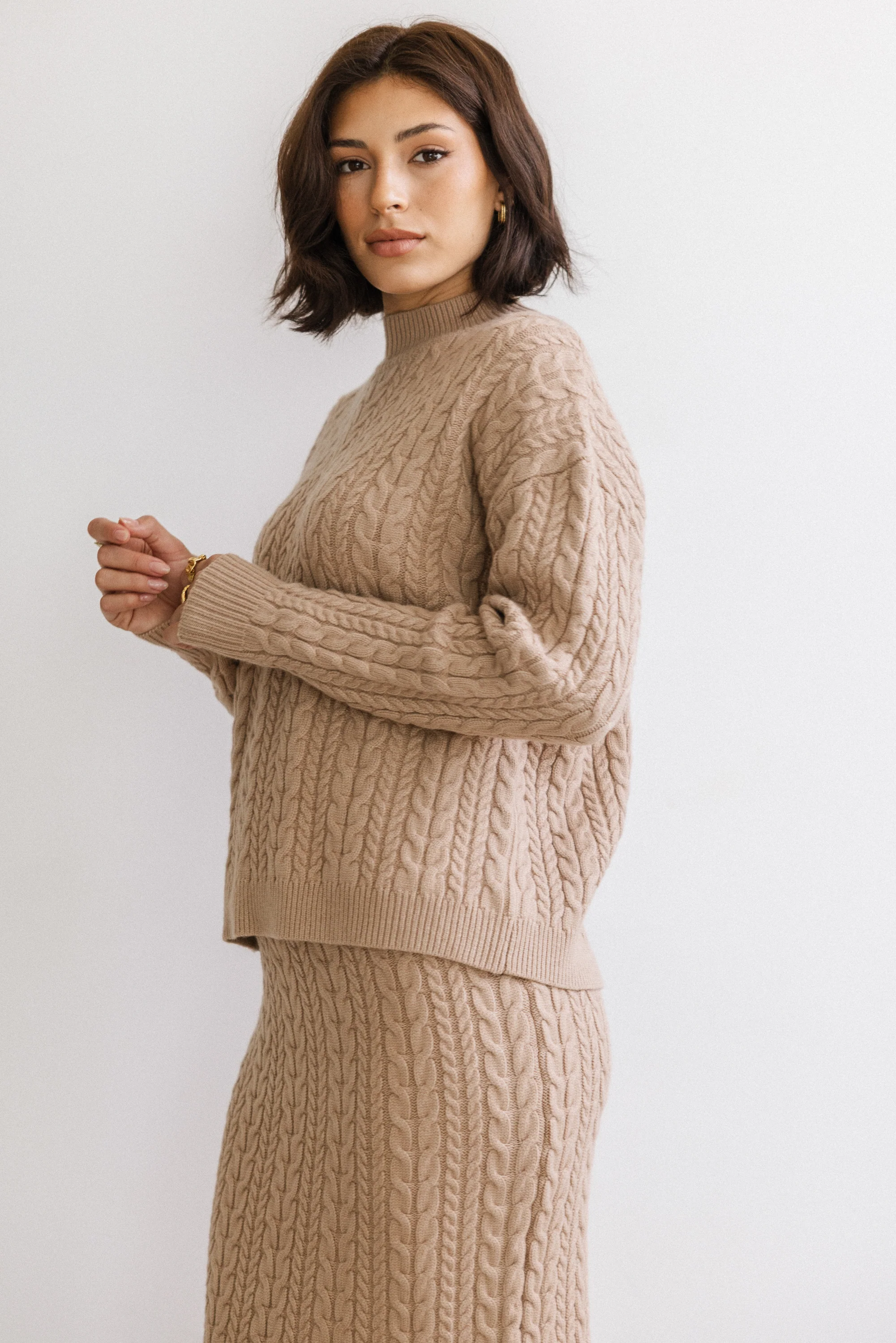 Renley Cable Knit Sweater - FINAL SALE - Image 6