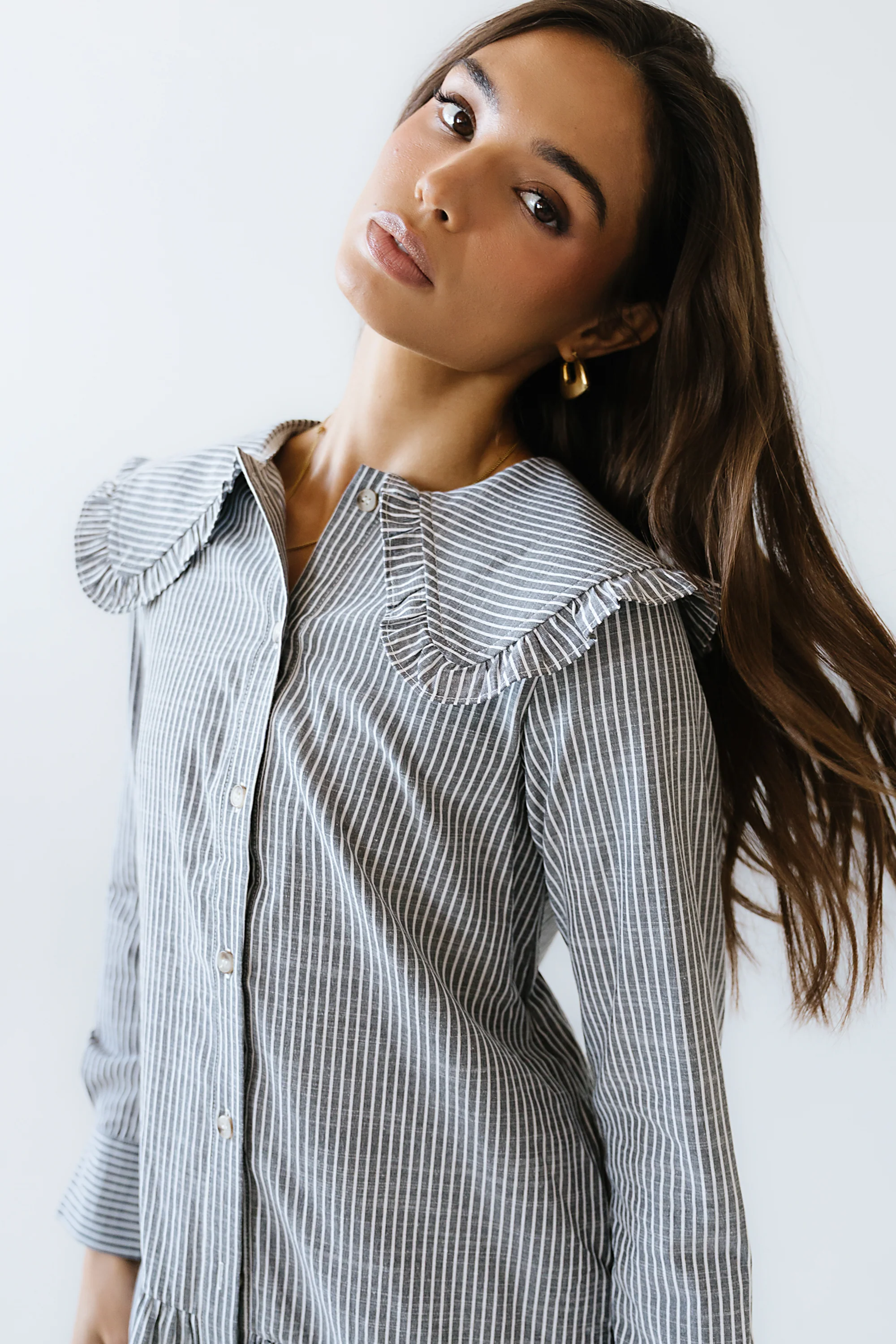 Renley Striped Mini Dress - FINAL SALE - Image 5