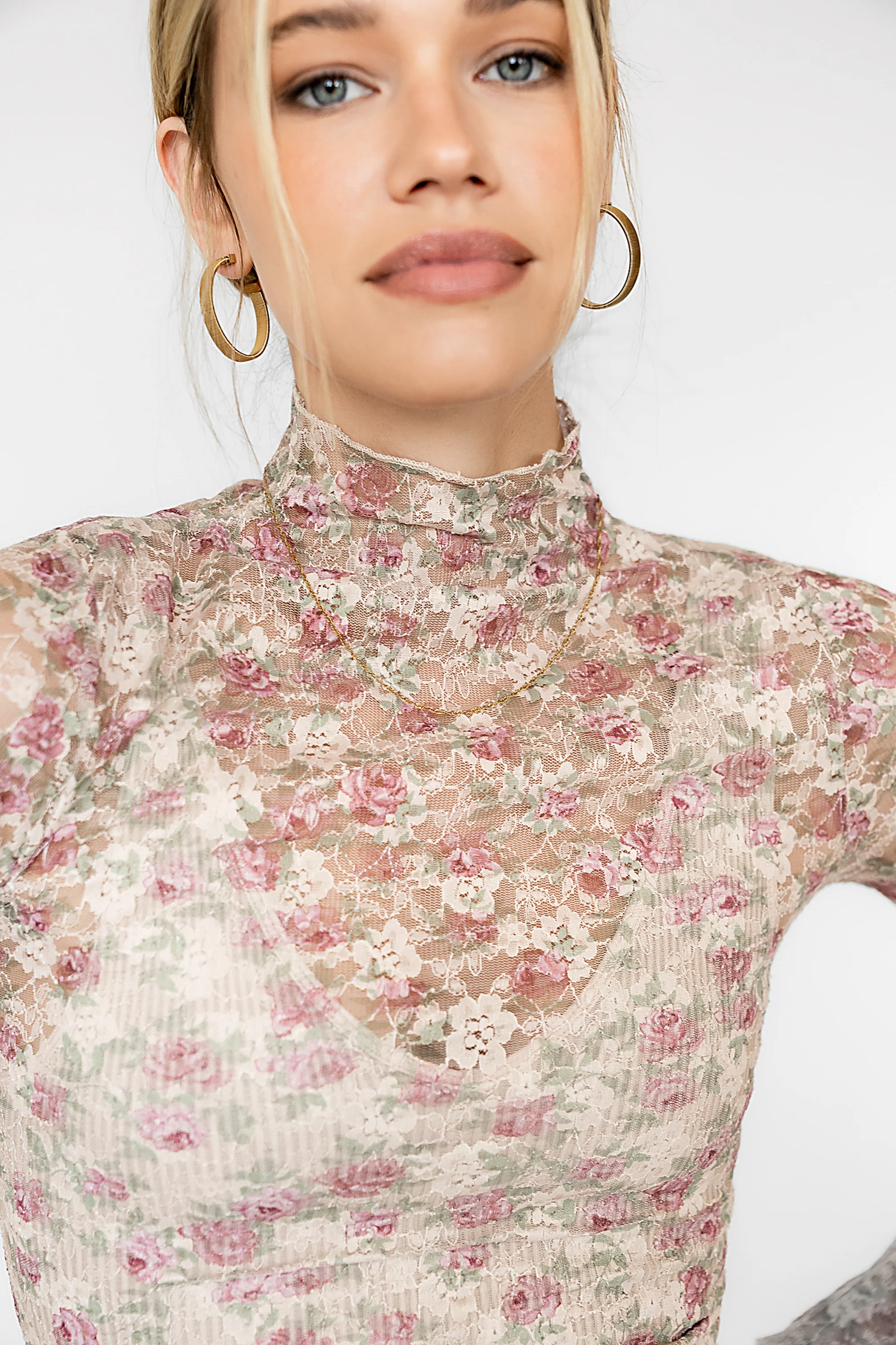 Renne Floral Lace Top - FINAL SALE - Image 7