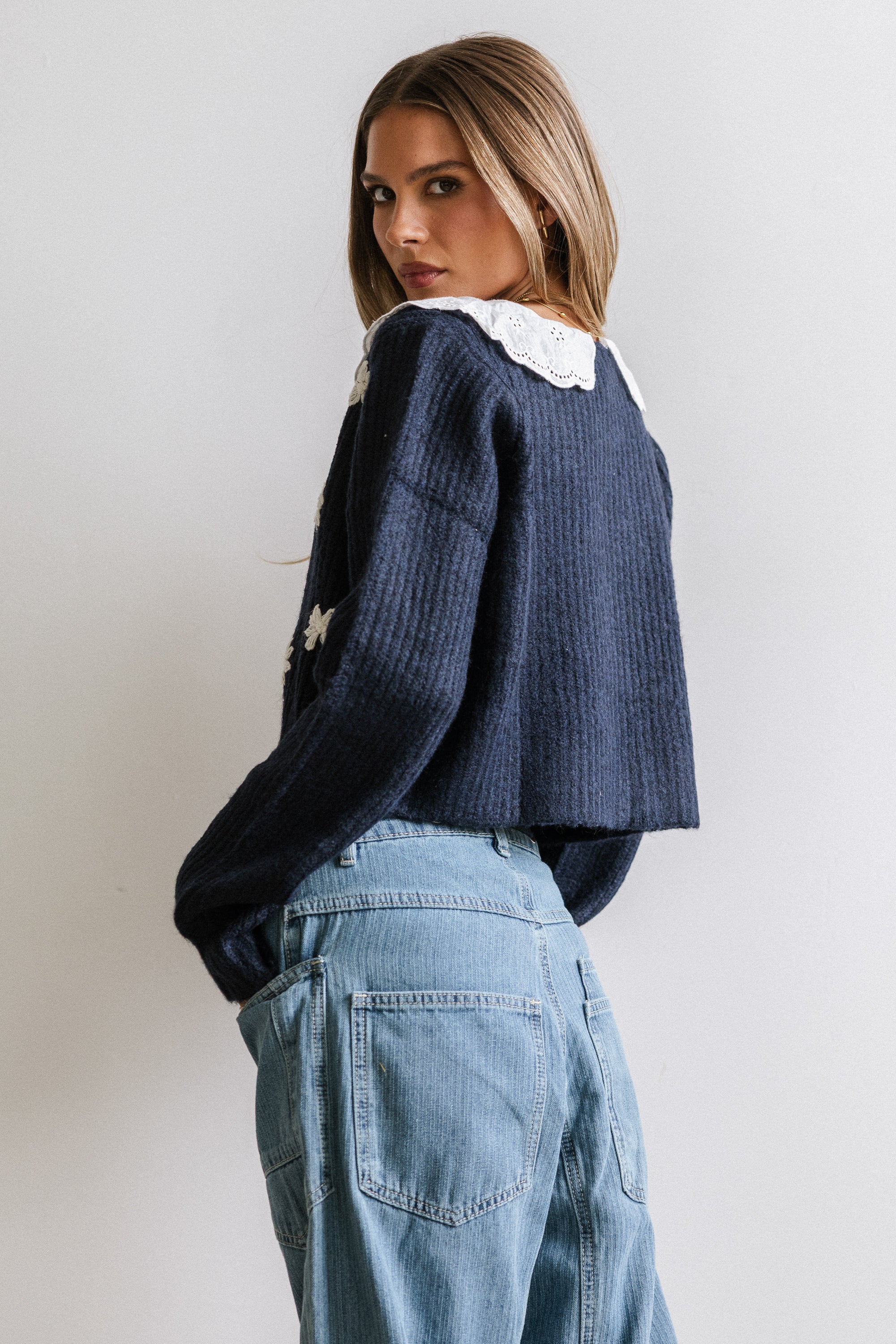 Ricky Embroidered Cardigan - FINAL SALE - Image 2